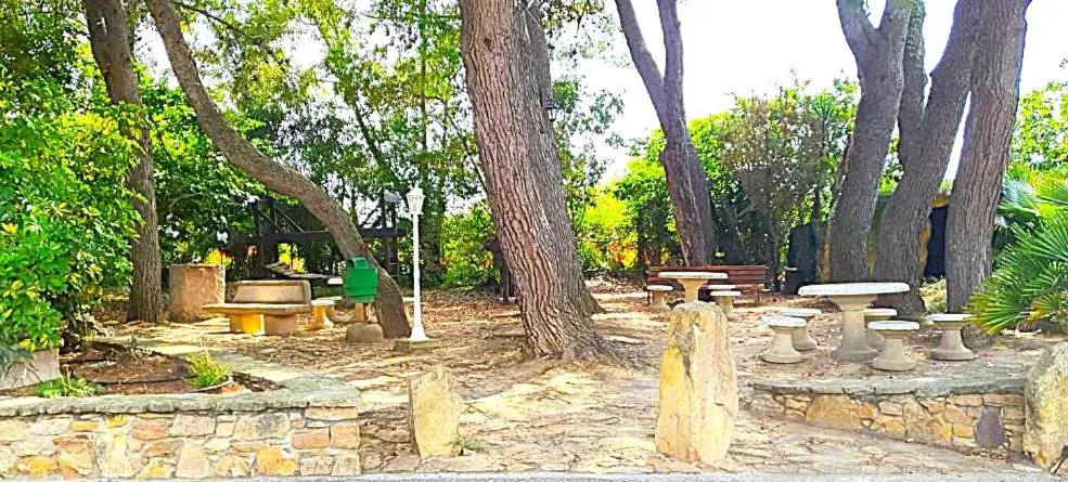 Spring in Hotel Garden