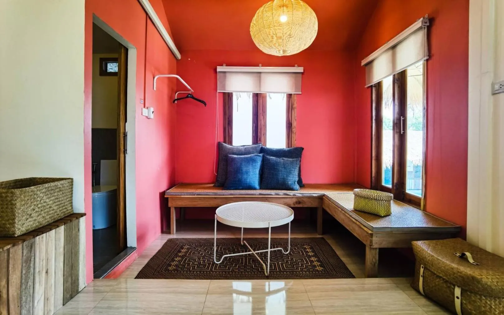 Seating area in Varni Homestay