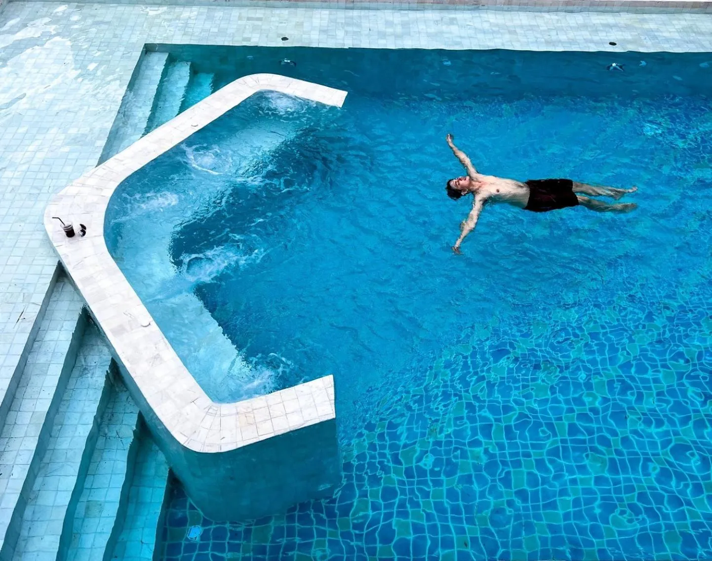 Swimming pool in Varni Homestay