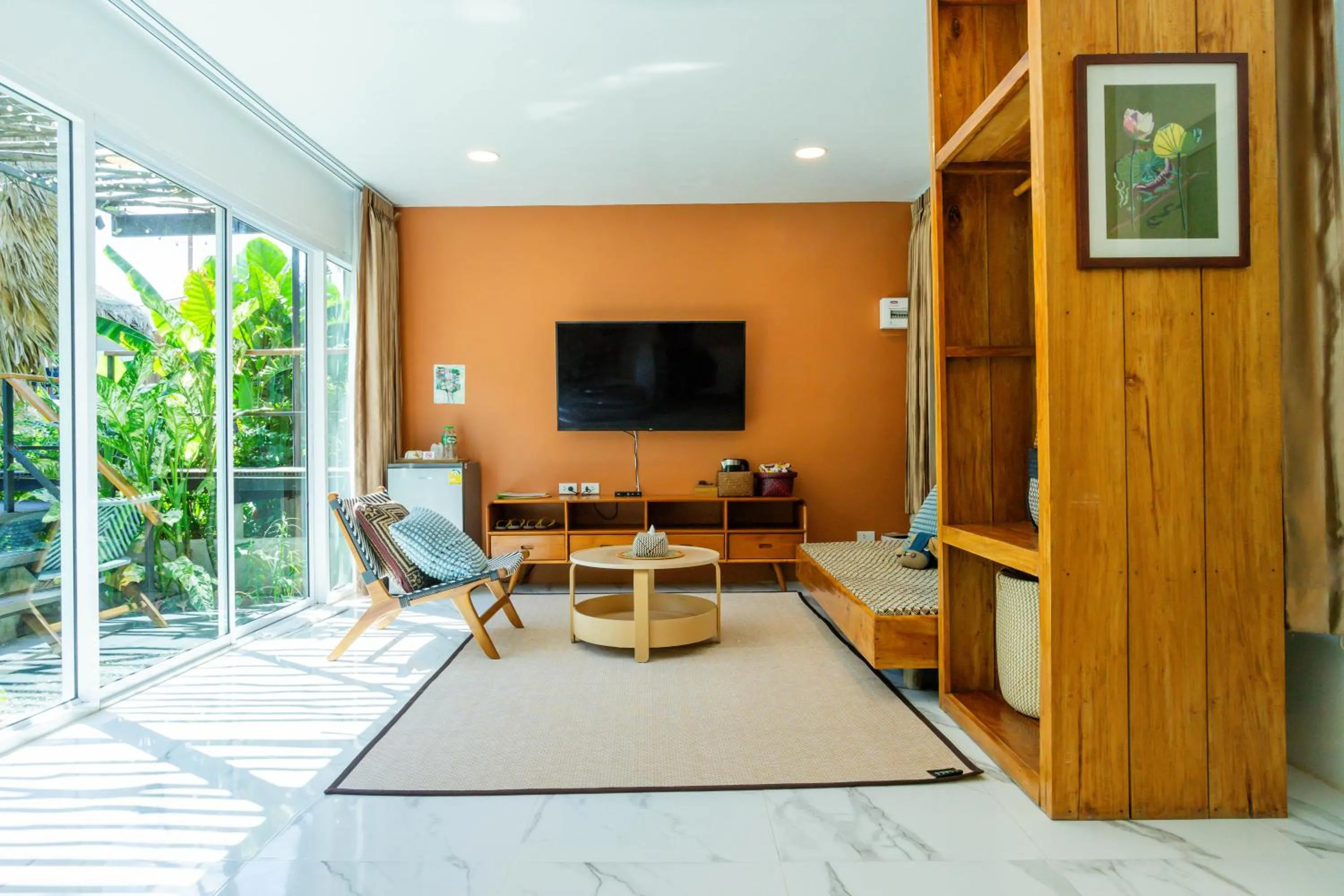 Seating area in Varni Homestay