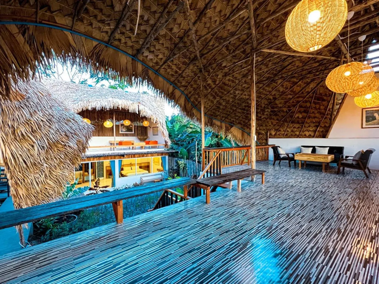 Seating area in Varni Homestay