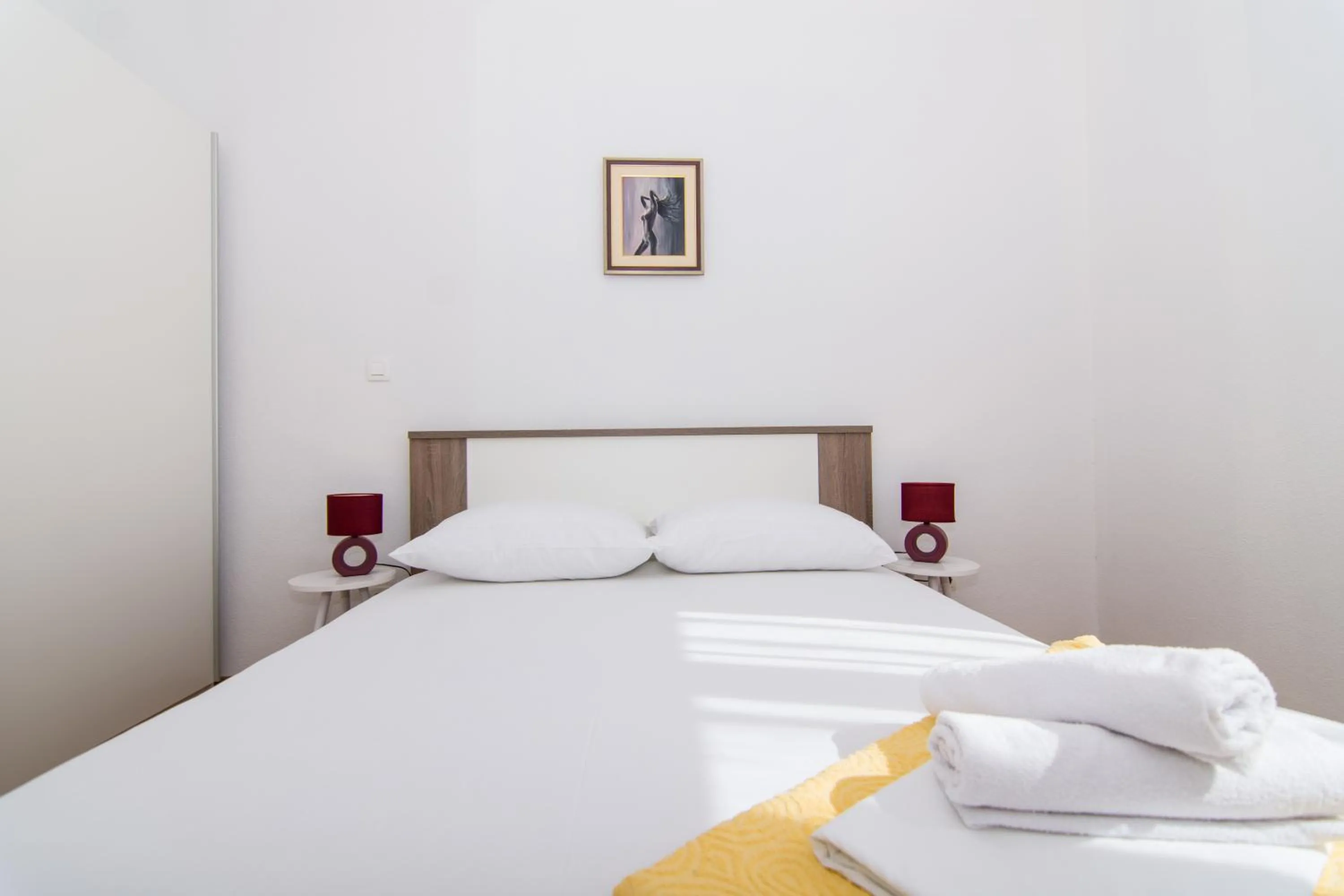 Bed in Apartments Ploka