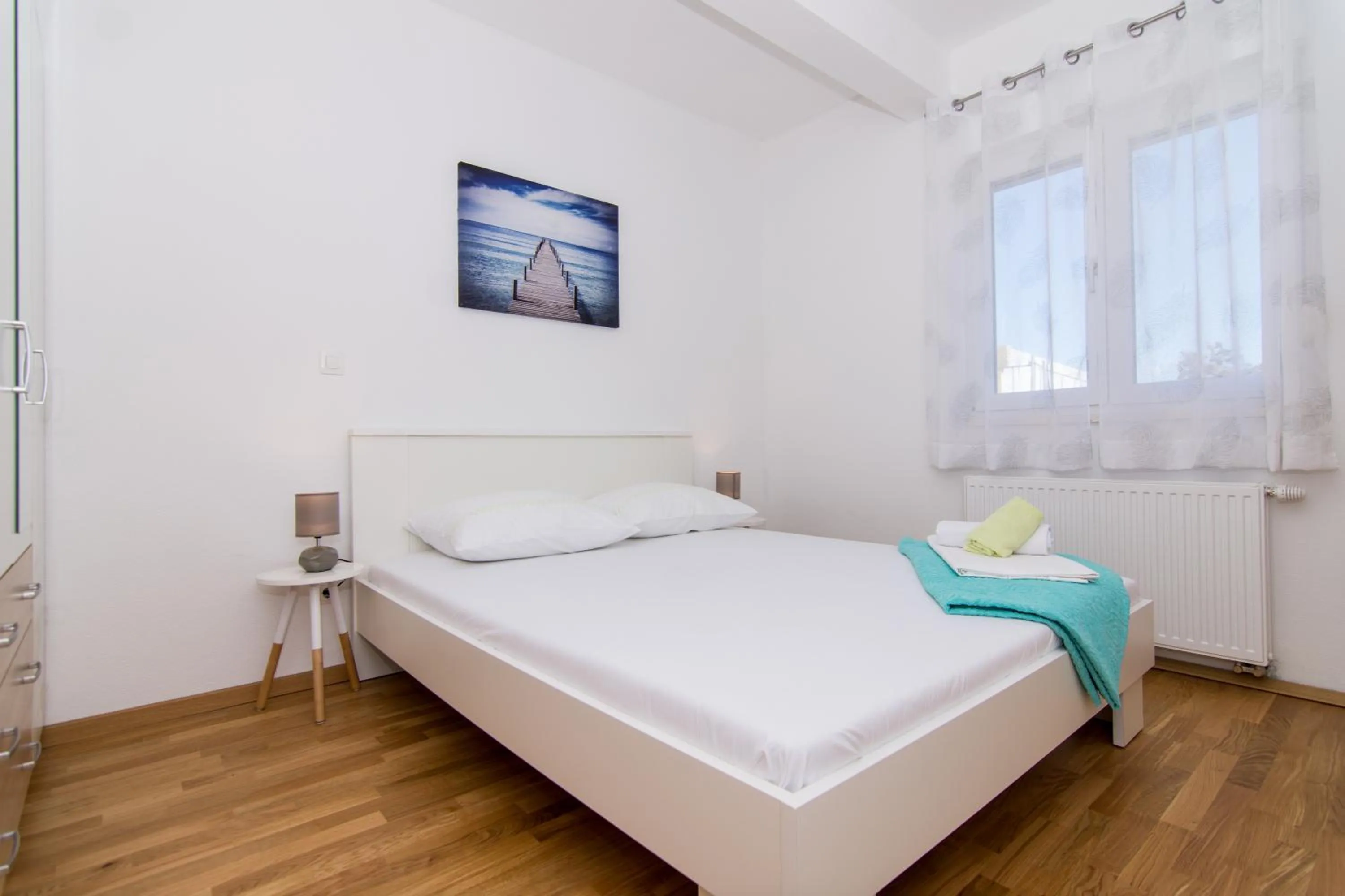 Bed in Apartments Ploka