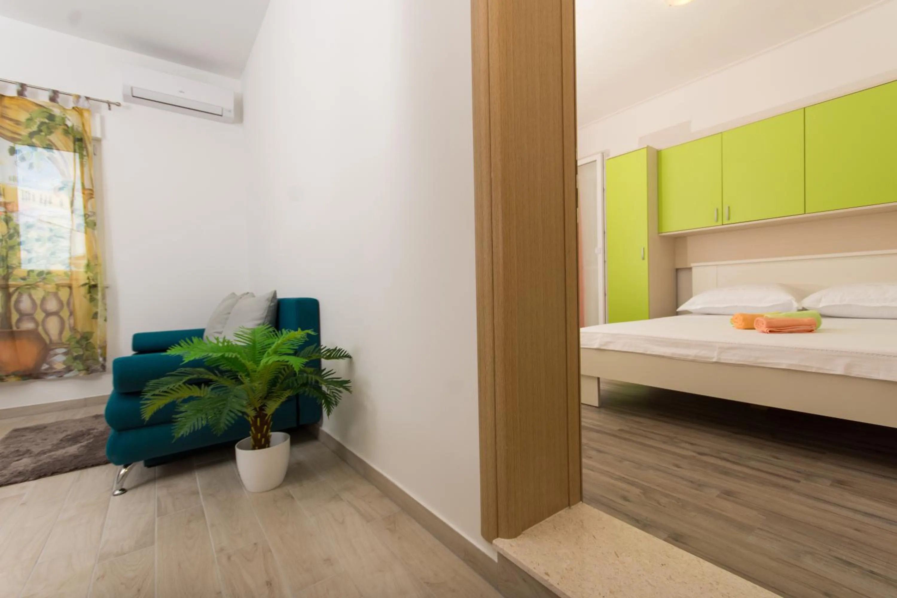 Bed in Apartments Ploka