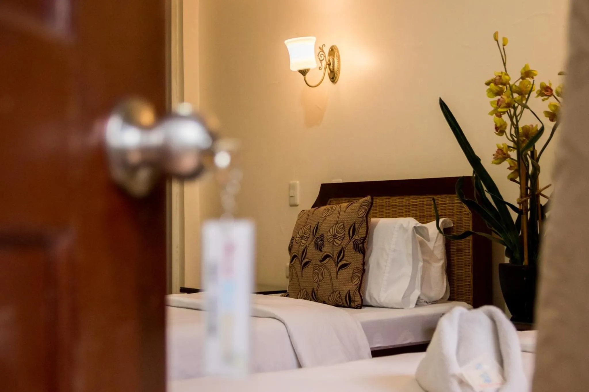 Bed in Marick Beach Resort