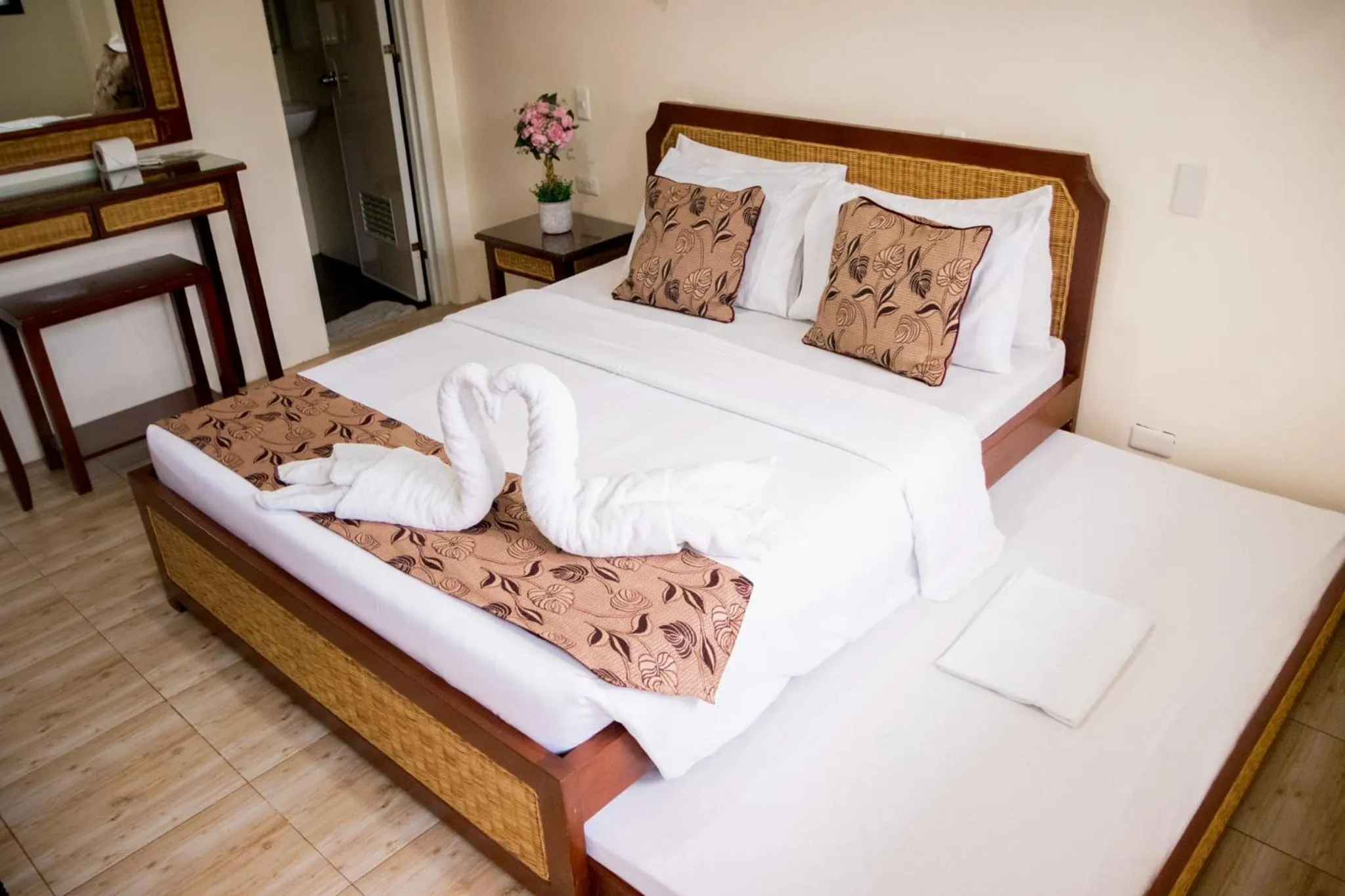 Bed in Marick Beach Resort