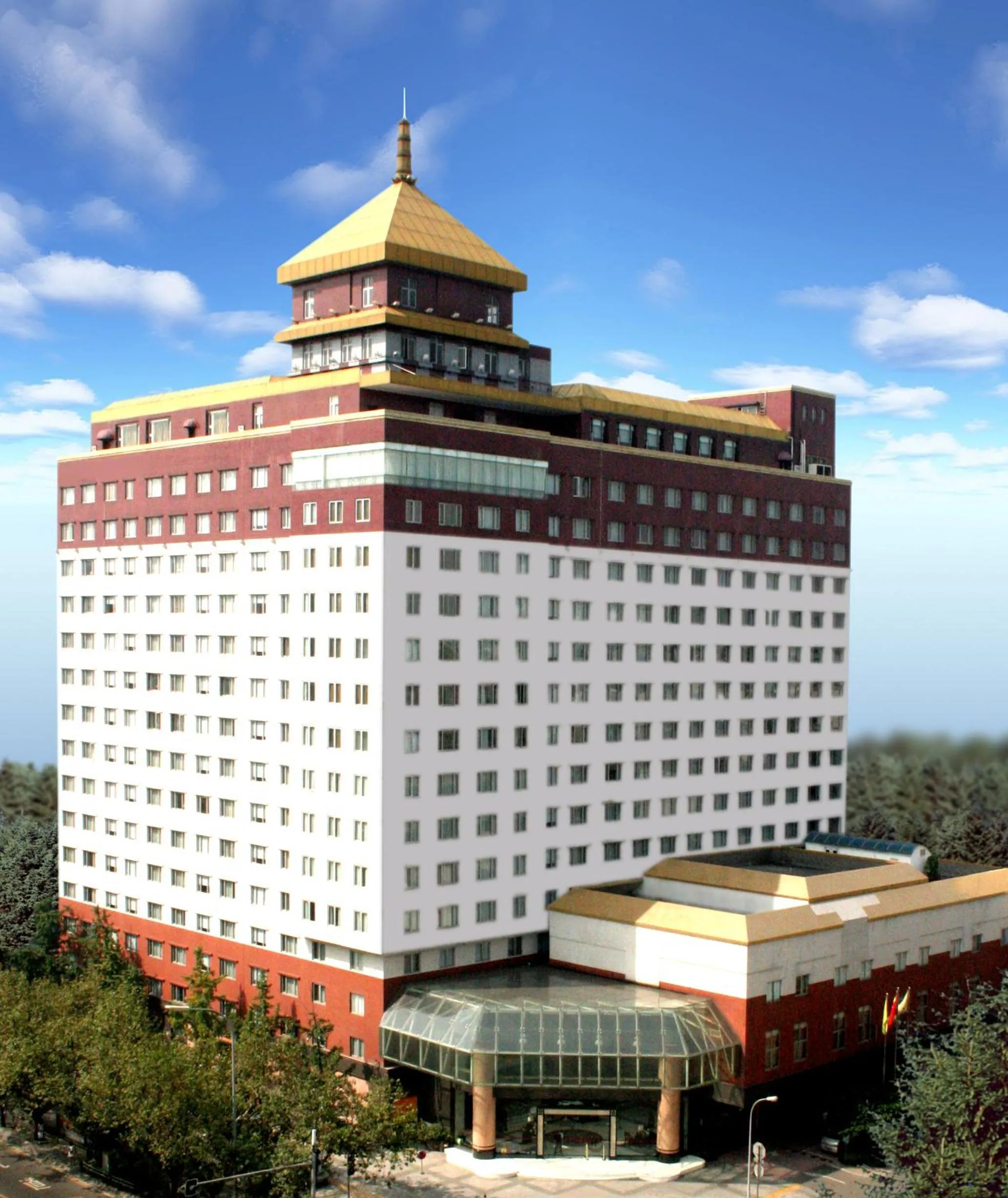 Property building in Chengdu Tibetan Hotel