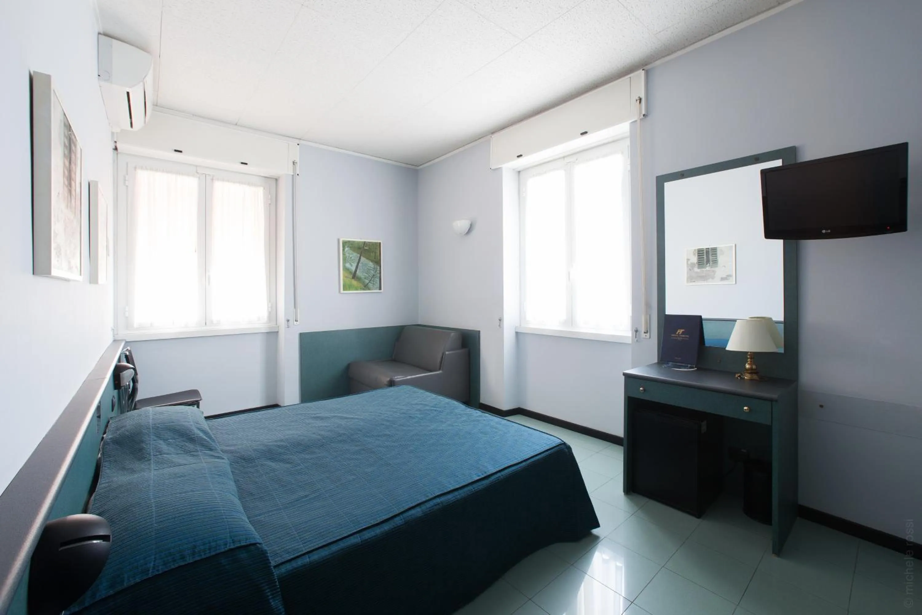 Bed in Hotel Tirreno