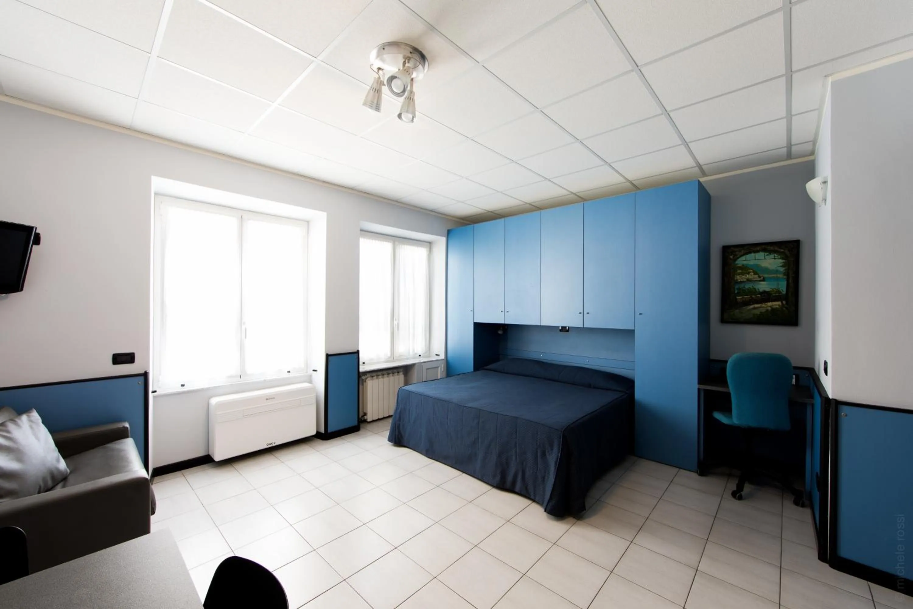 Bed in Hotel Tirreno