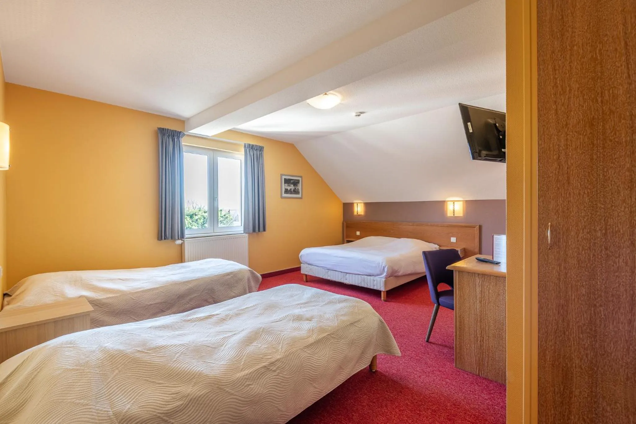 Bed in Hôtel Restaurant Oberlé