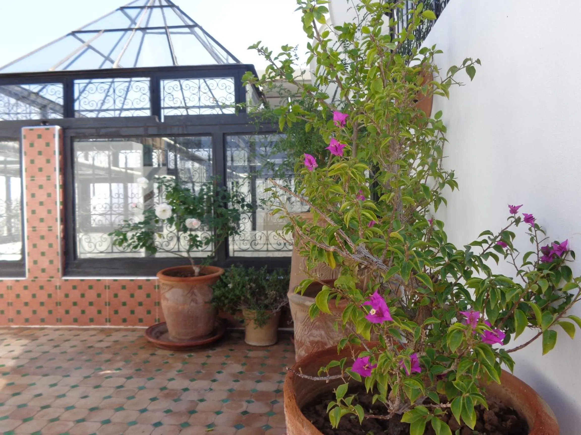 Balcony/Terrace in Riad Mouna
