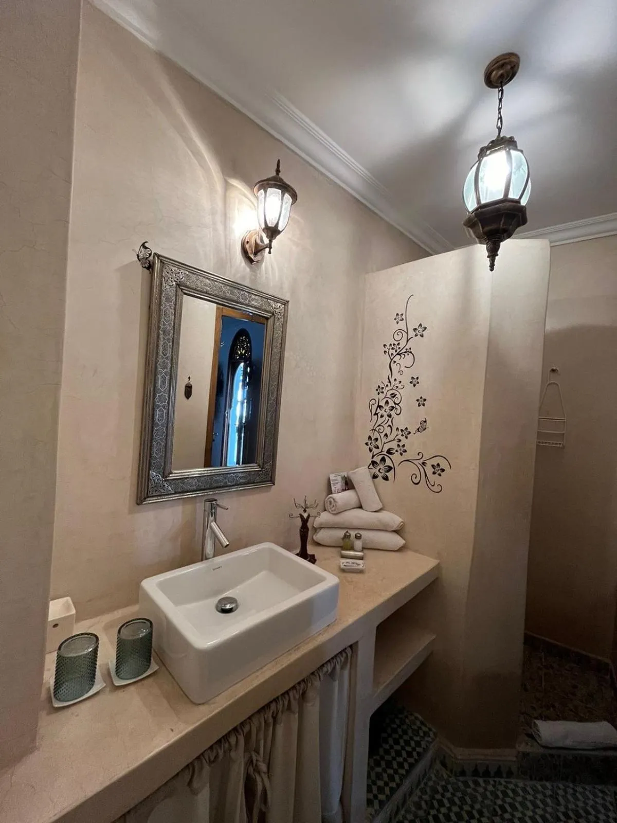 Bathroom in Riad Mouna