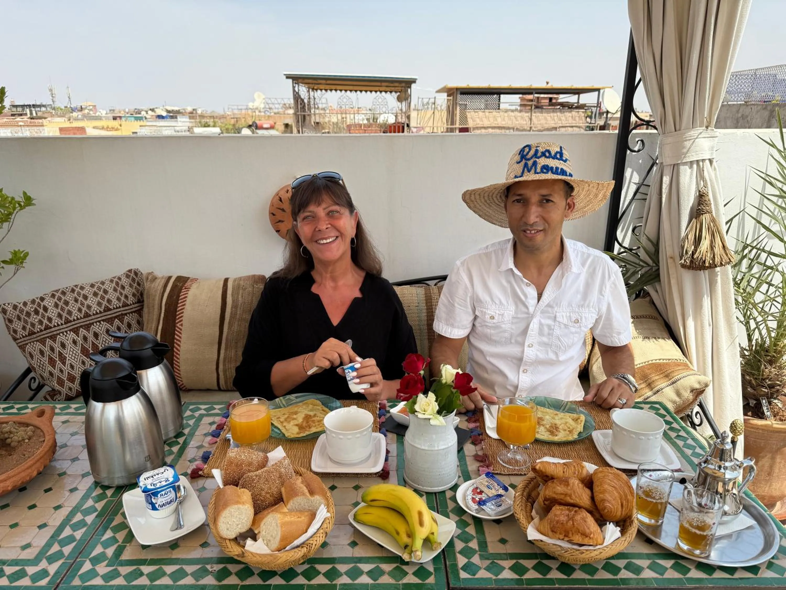 Food and drinks in Riad Mouna