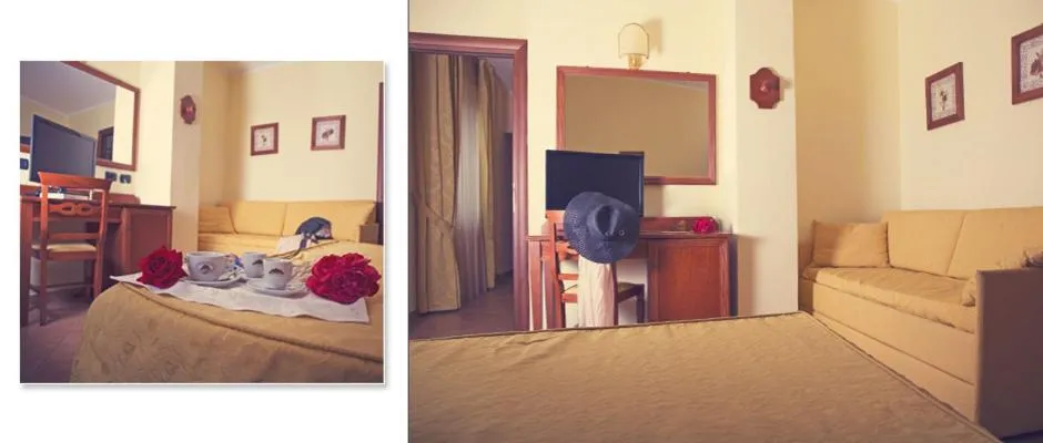 Bed in Hotel Il Corsaro