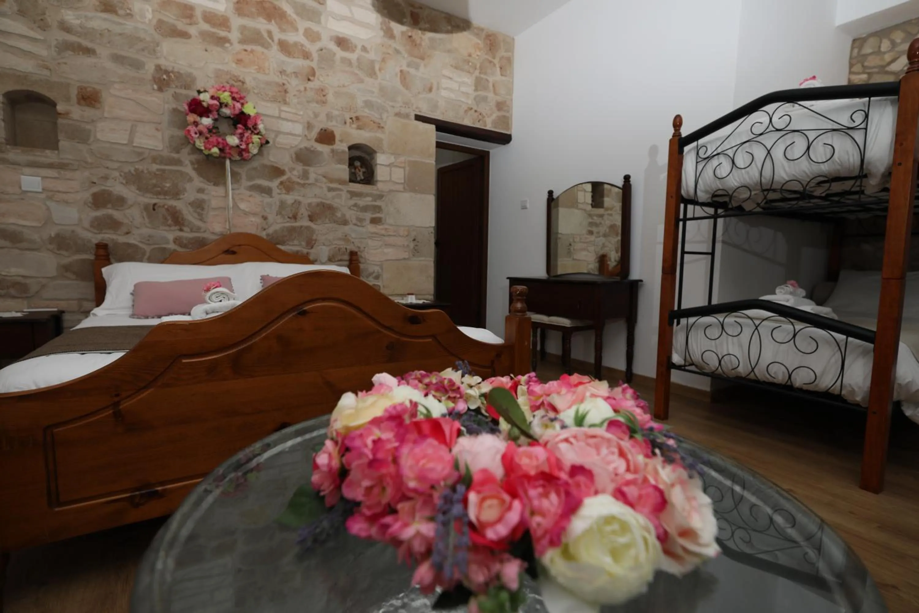 Bed in Hanna Koumi Boutique Hotel