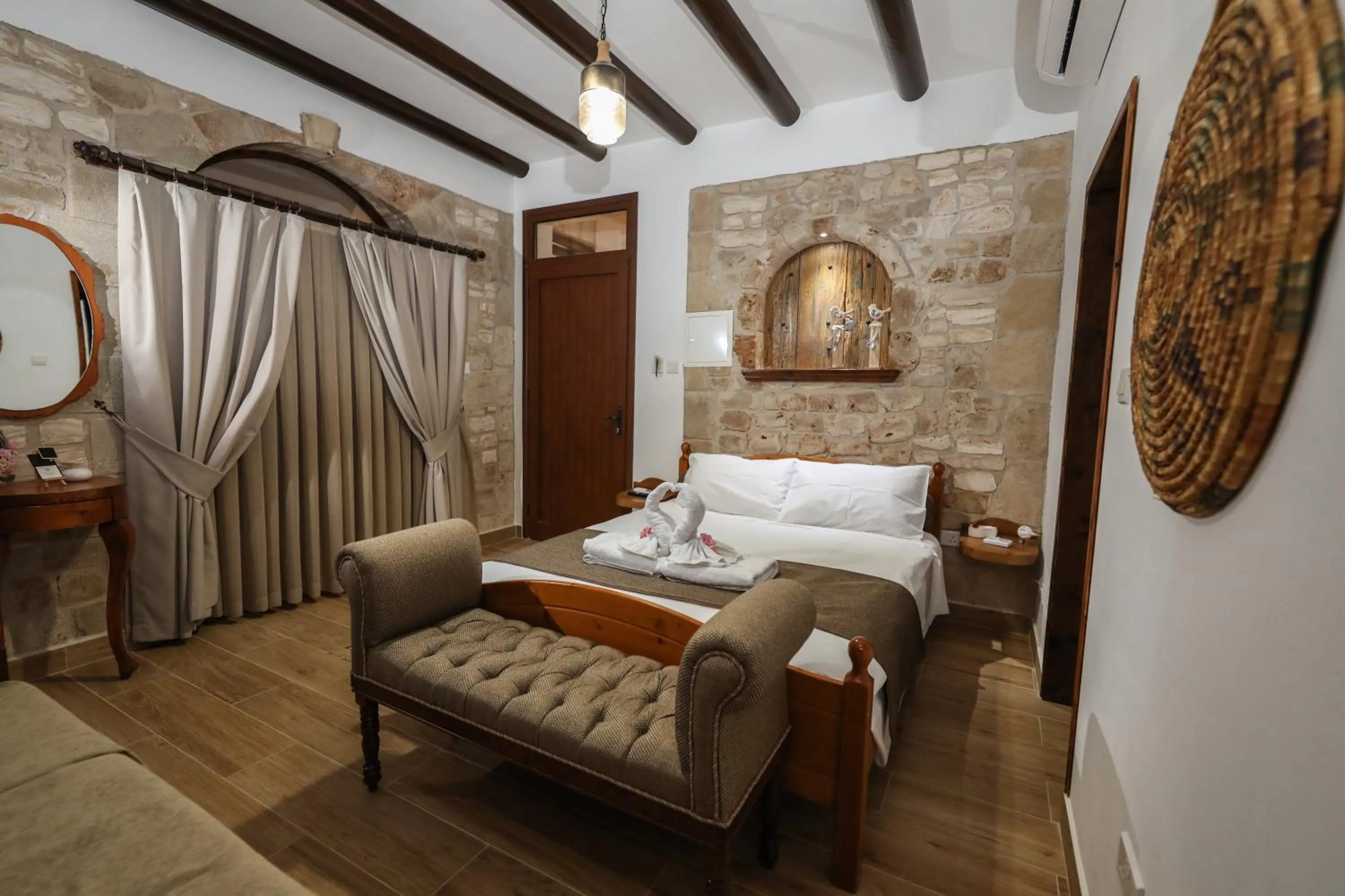 Bed in Hanna Koumi Boutique Hotel