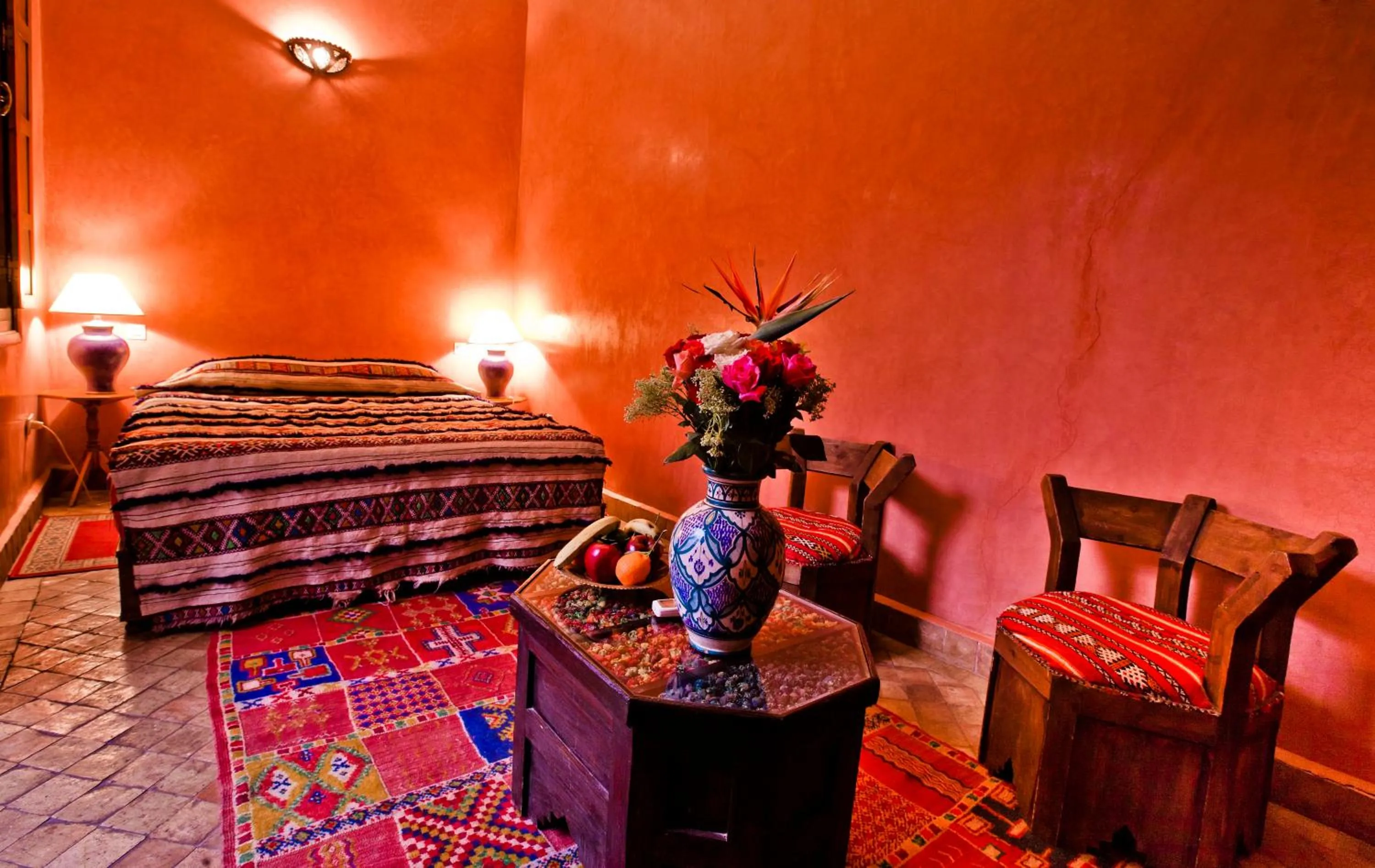 Bedroom, Bed in Riad Lakhdar