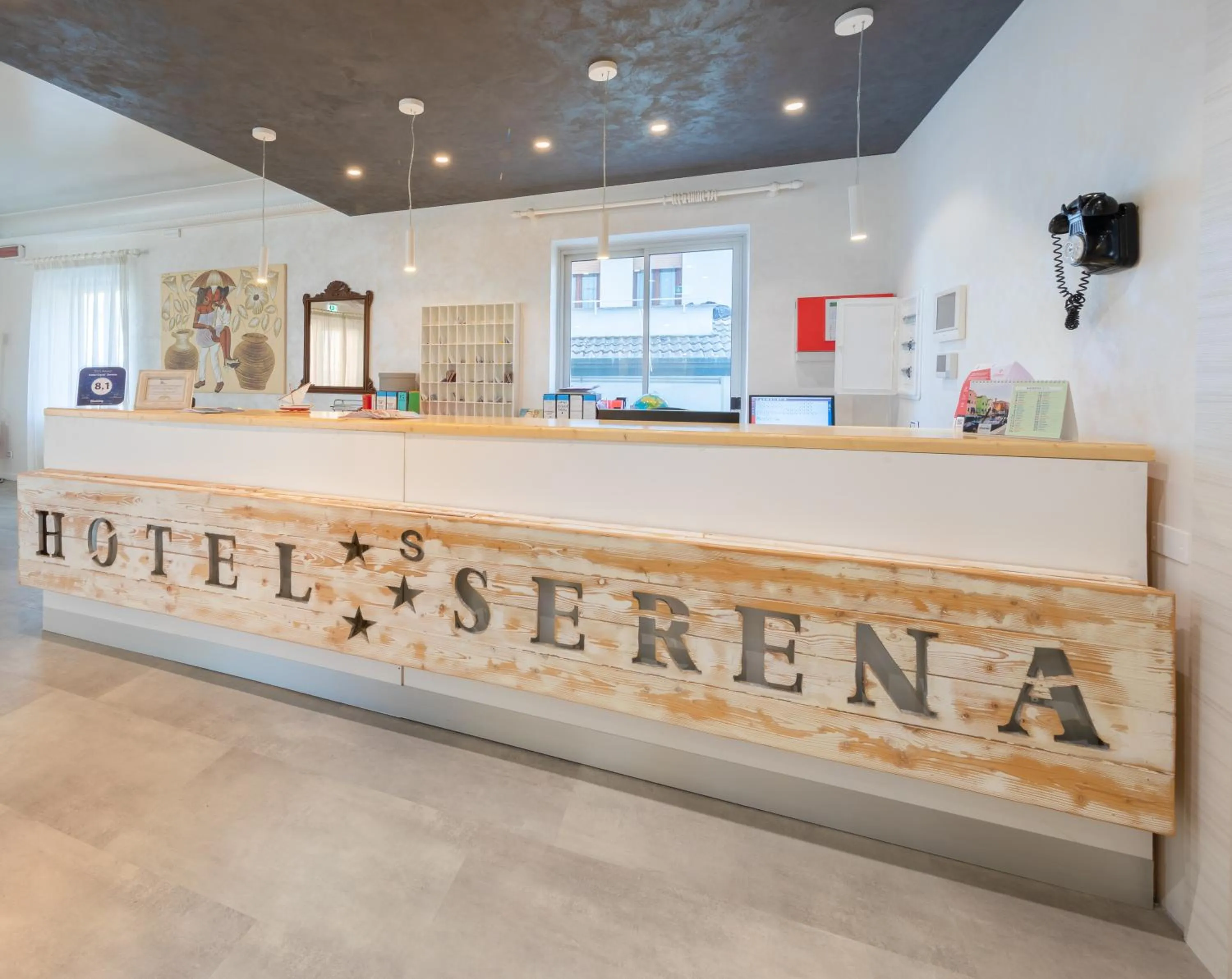 Lobby or reception in Hotel Garni' Serena