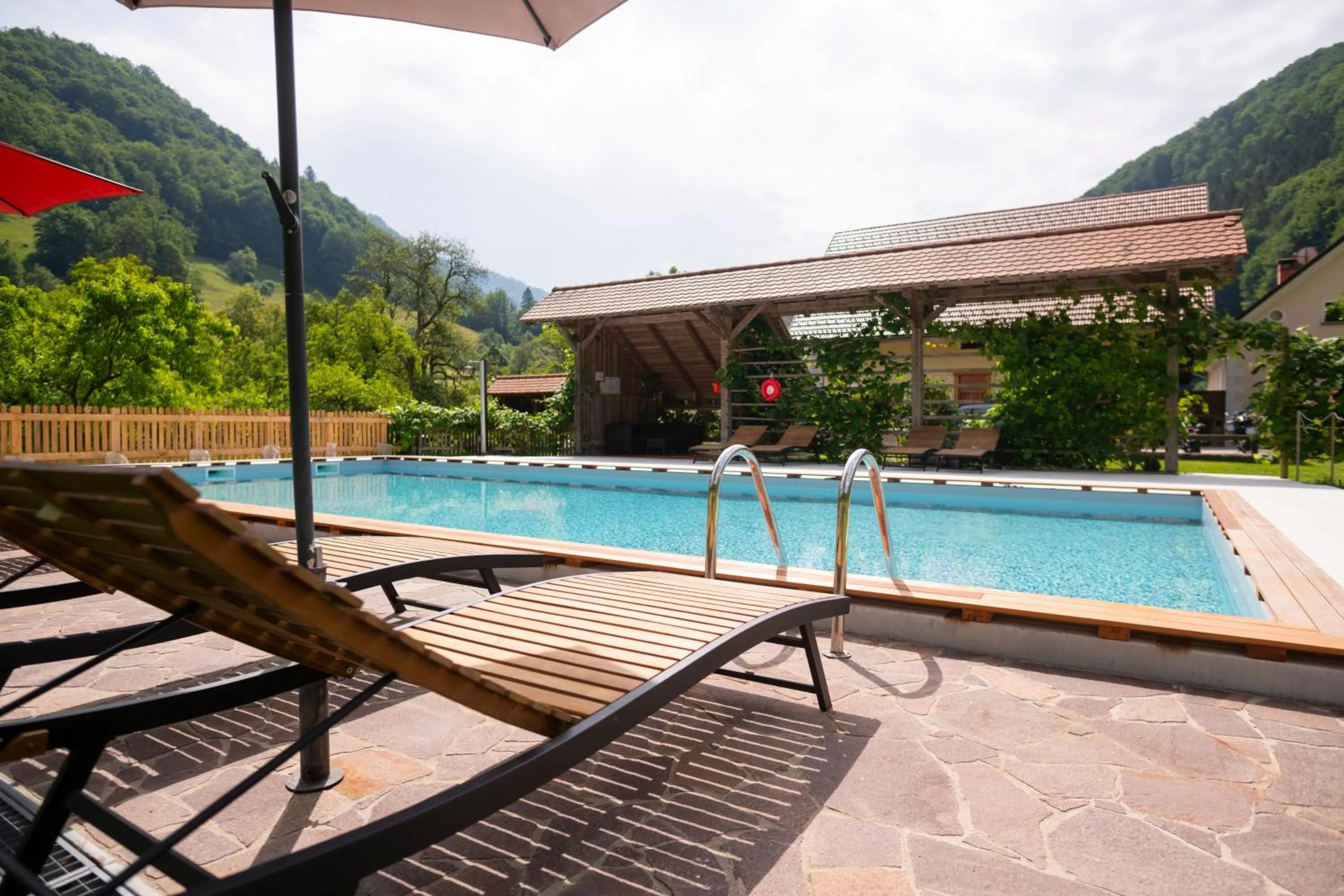Swimming pool in Tourist Farm Zelinc