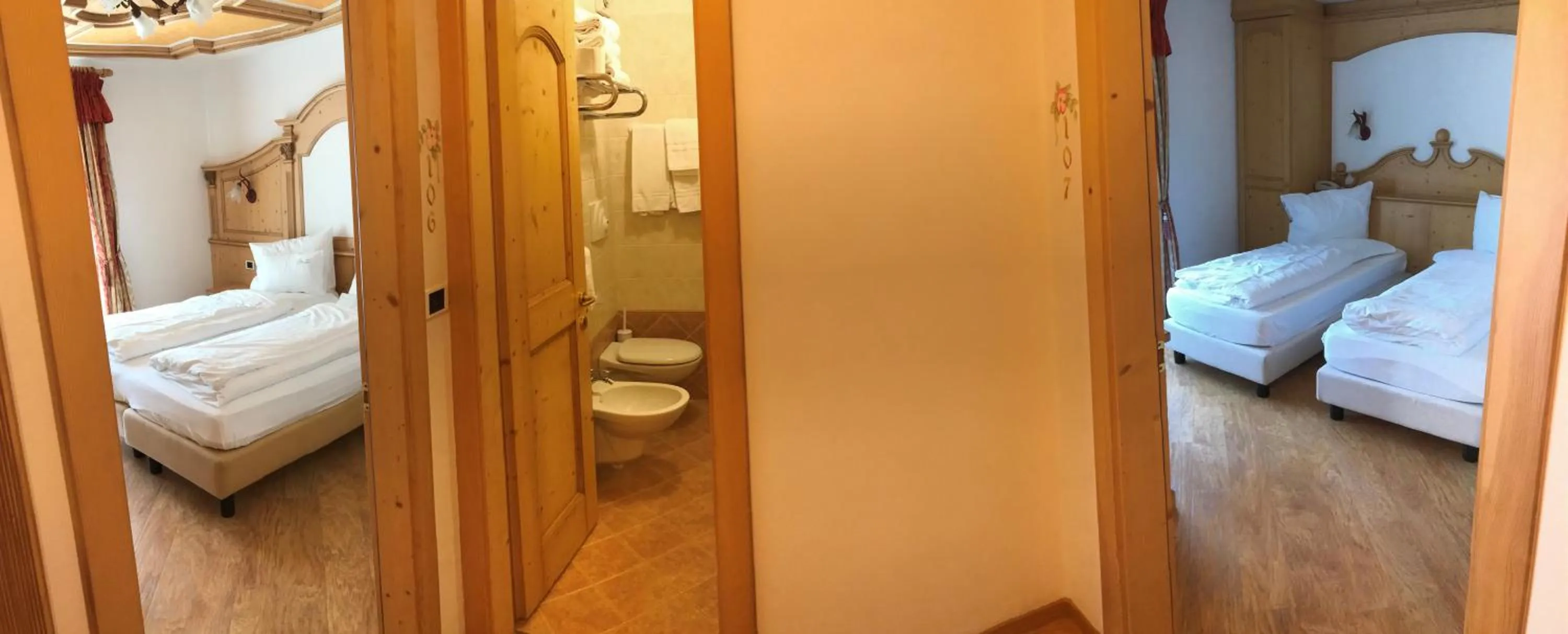 Bedroom, Bed in Hotel Malder