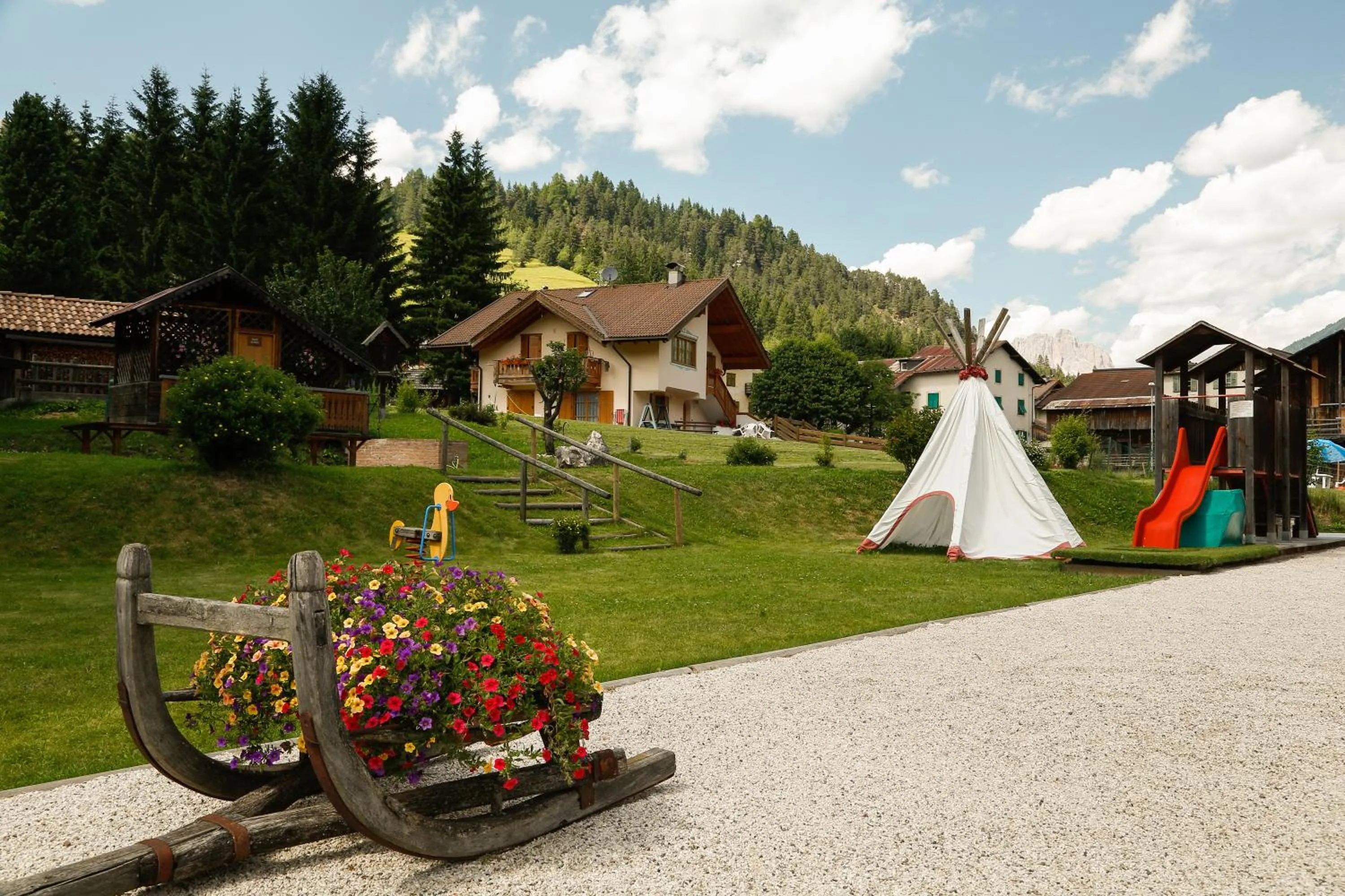 Garden in Hotel Malder