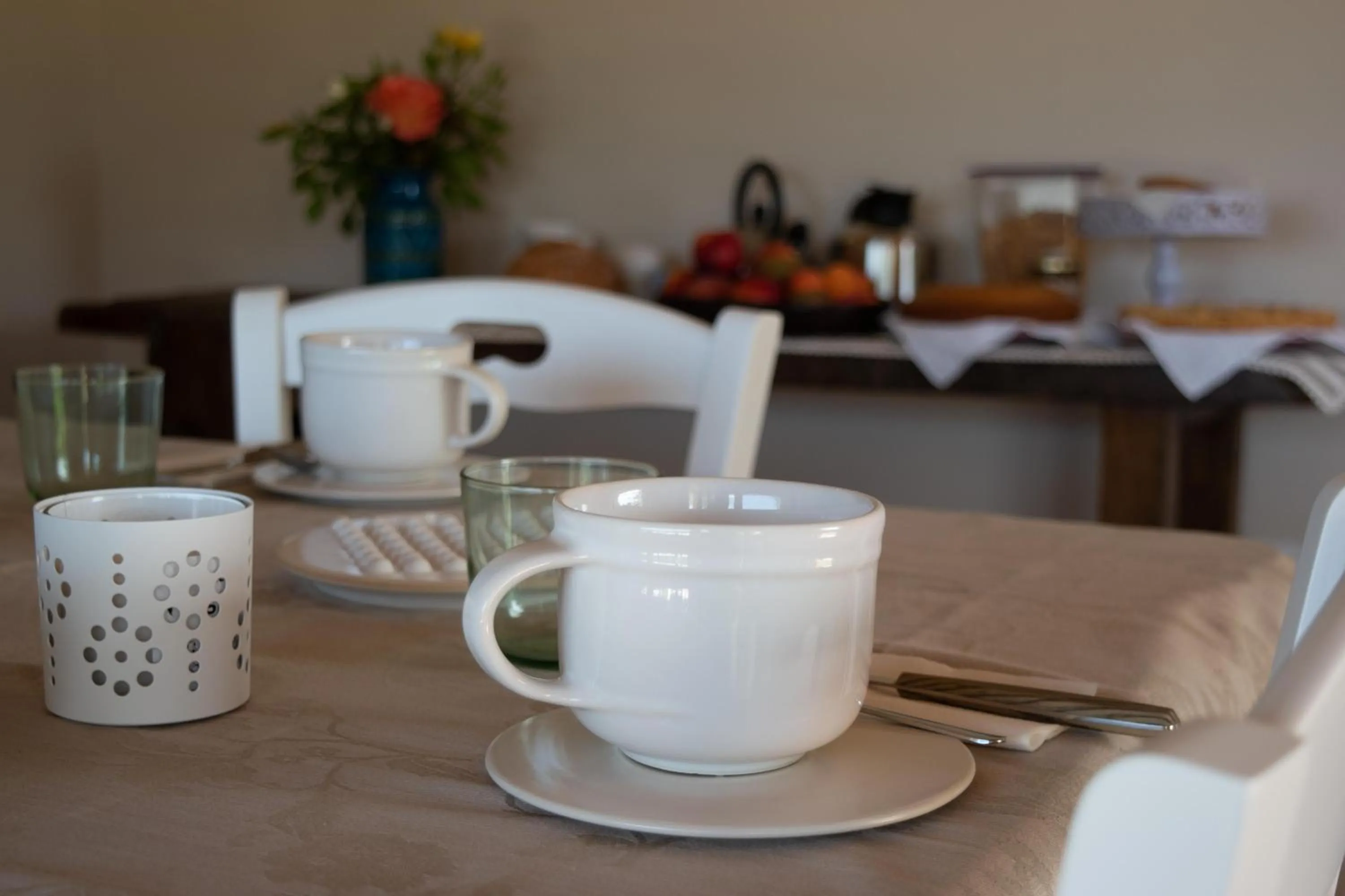 Italian breakfast in B&B Le Quattro Civette