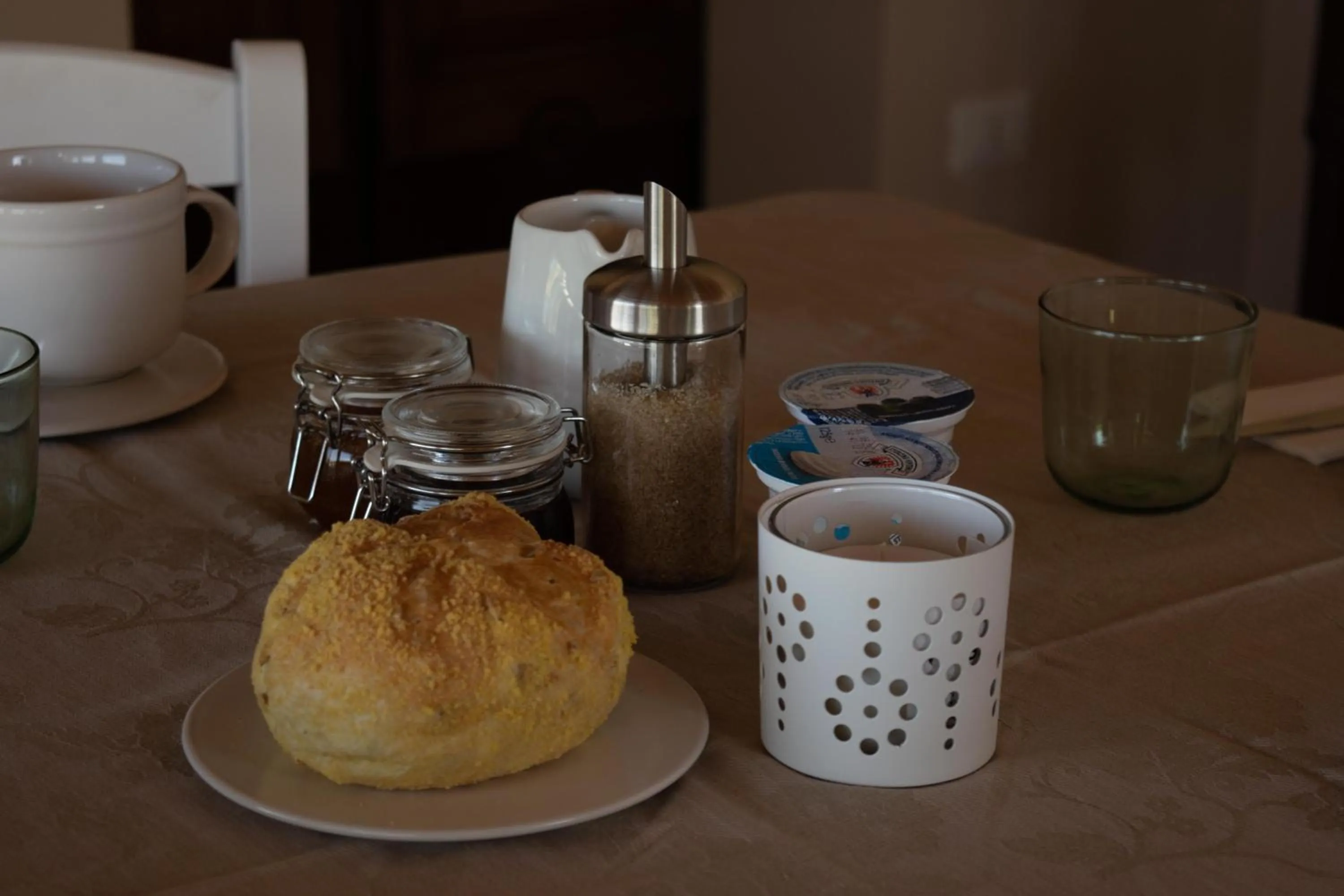 Italian breakfast in B&B Le Quattro Civette