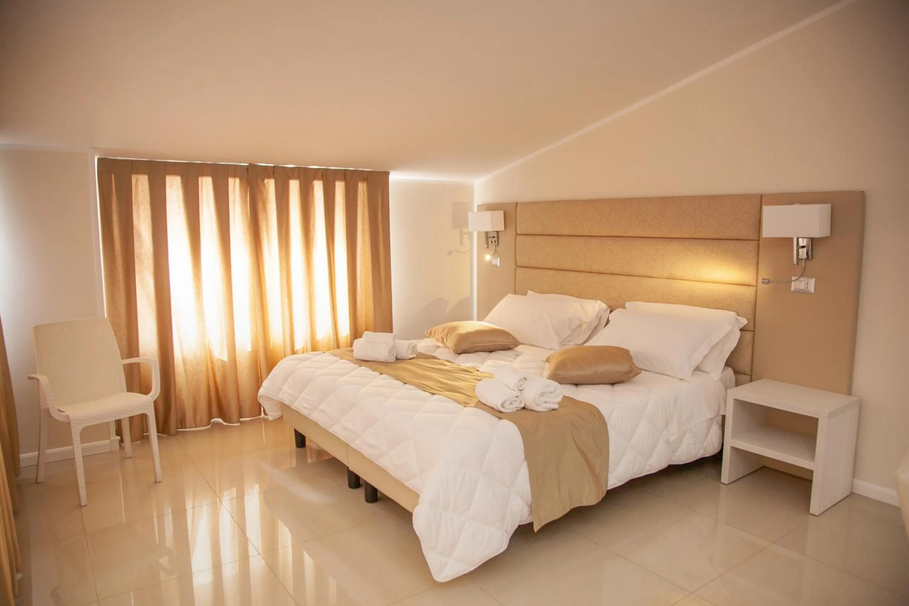 Bed in Hotel Dolce Stella