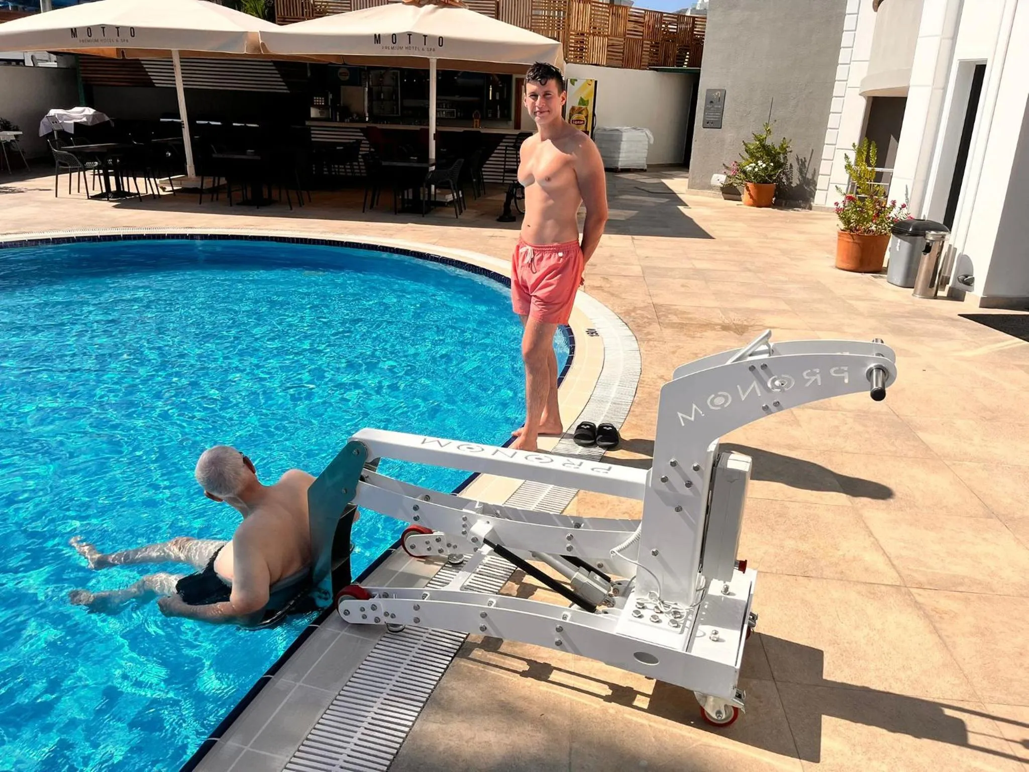 Swimming pool in Motto Premium Hotel&Spa