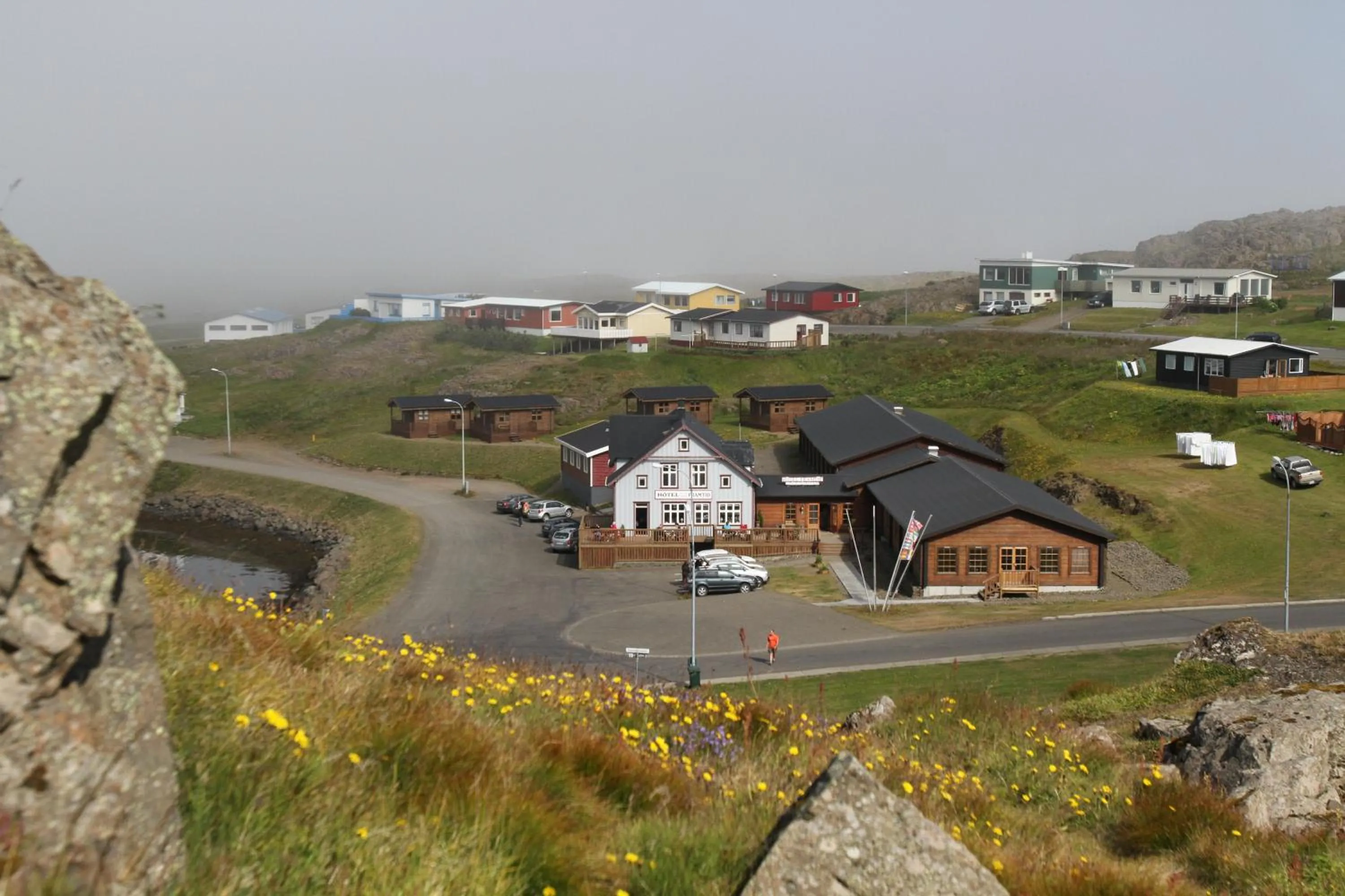 Facade/entrance in Hotel Framtid
