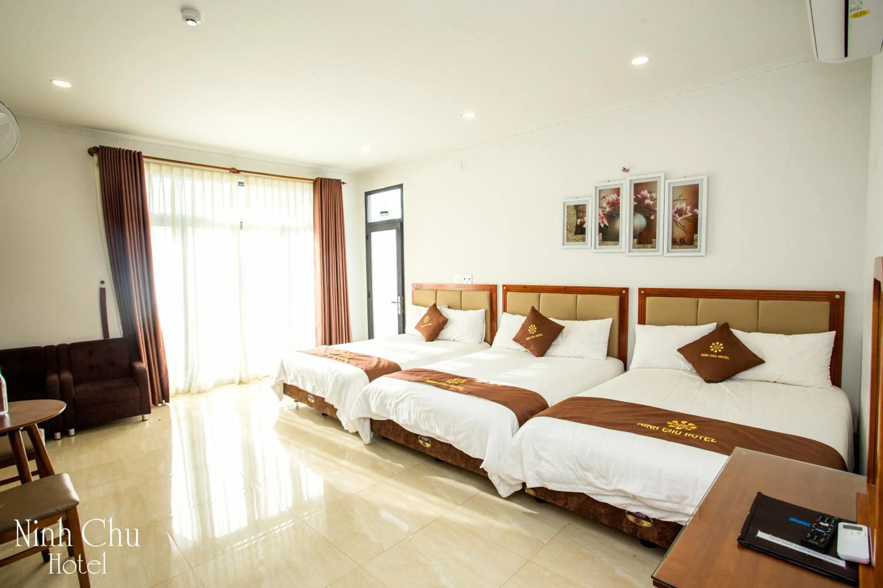 Bed in Ninh Chu 2 Hotel