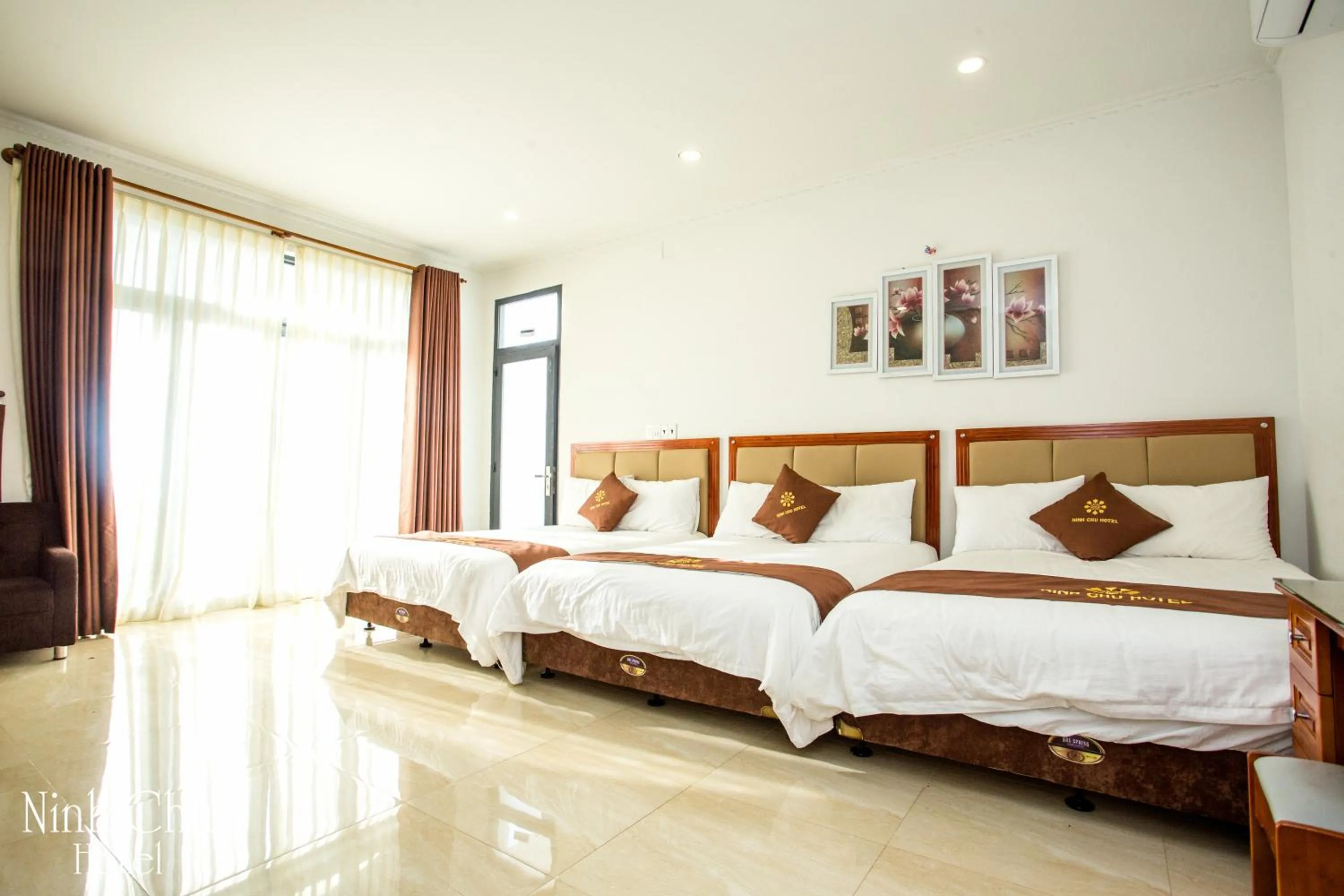 Bed in Ninh Chu 2 Hotel