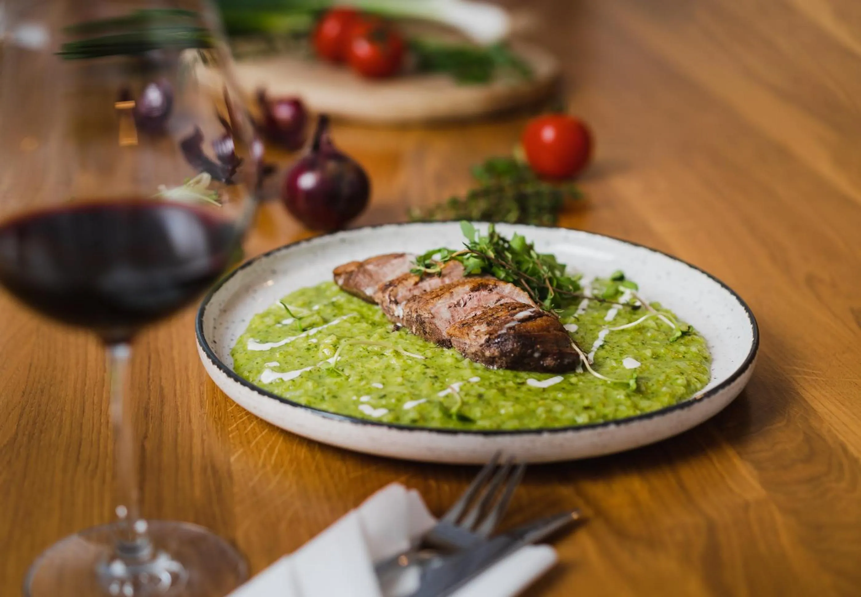 Food and drinks in Hotel Palatín