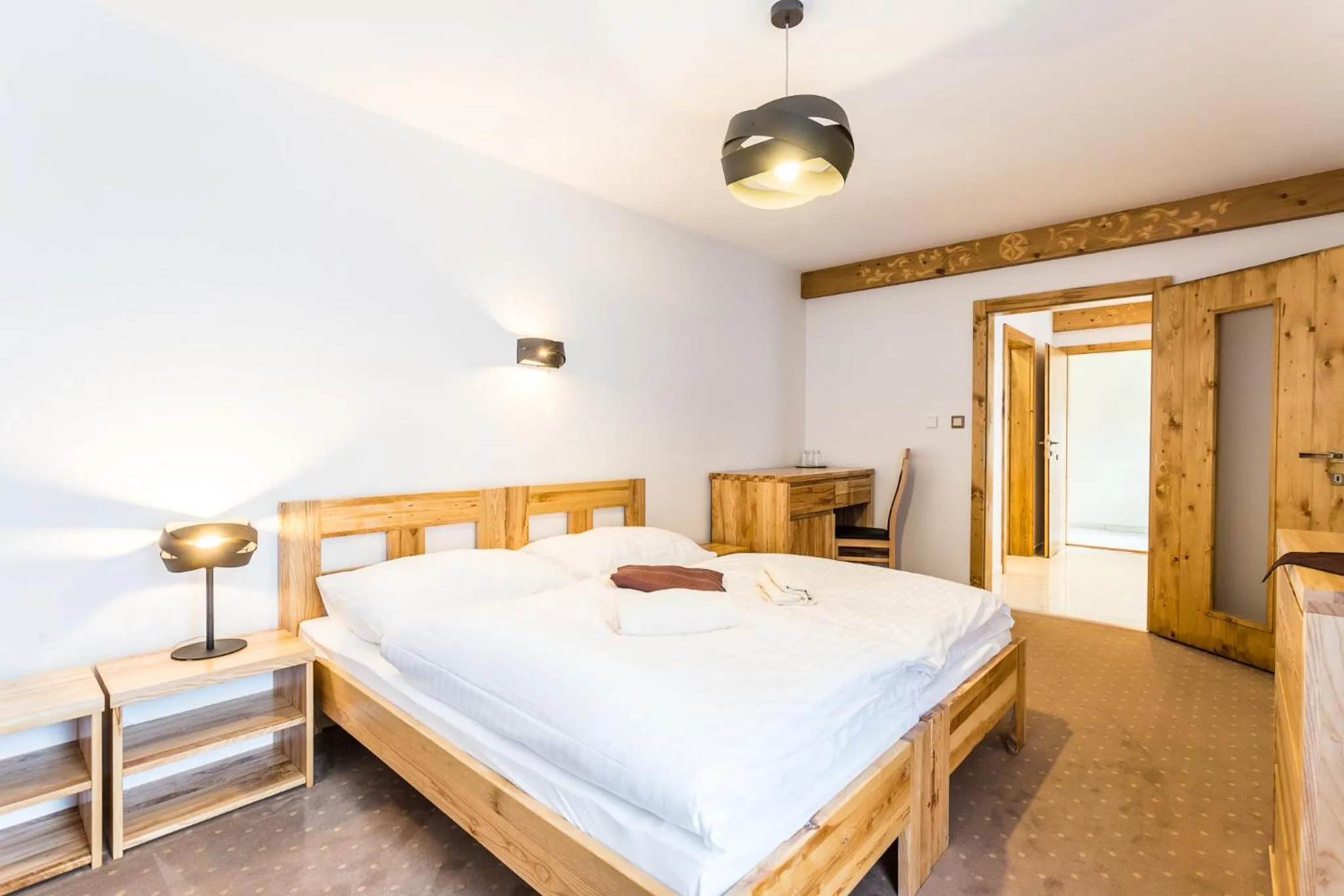 Bedroom, Bed in Hotel Palatín