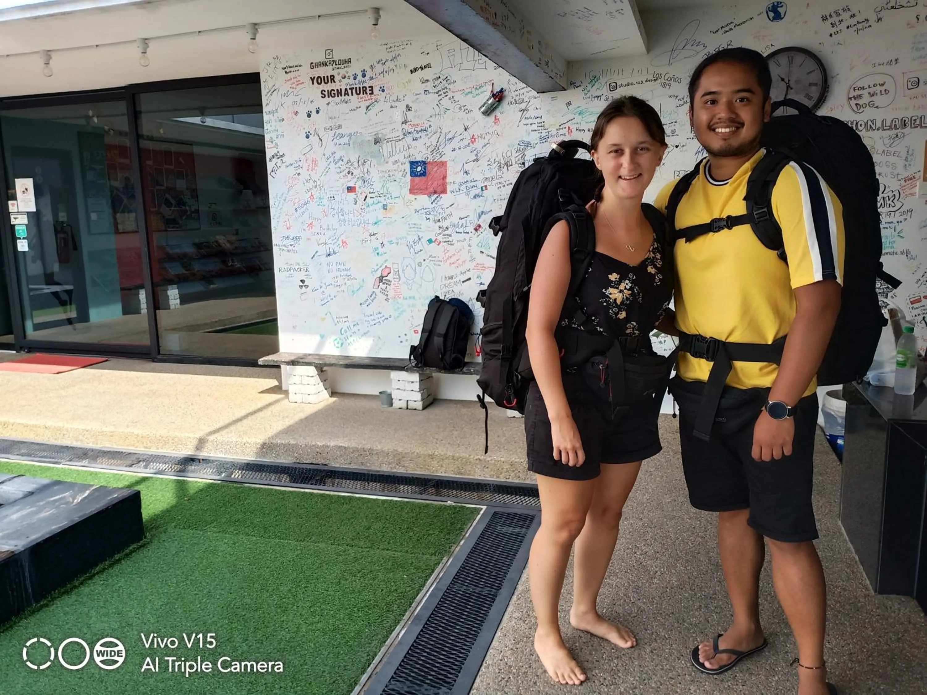 Guests in Beds In Garden Hostel