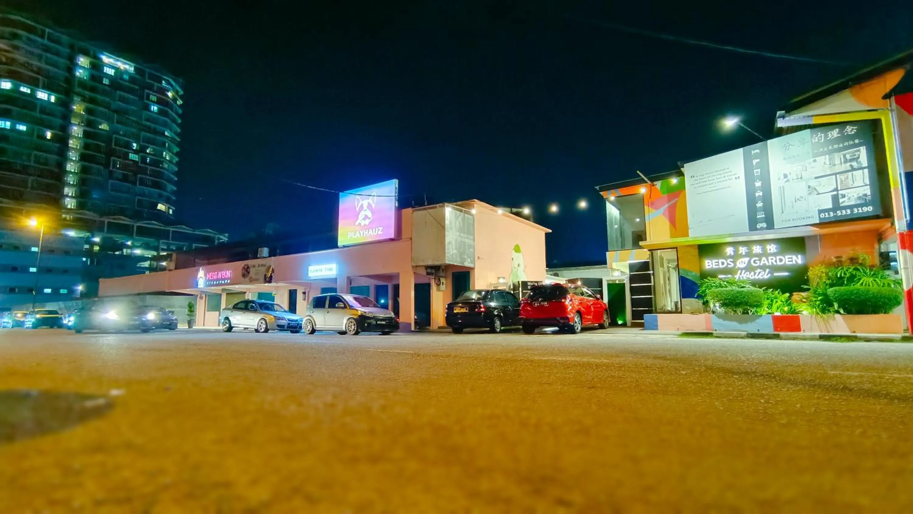 Property building in Beds In Garden Hostel