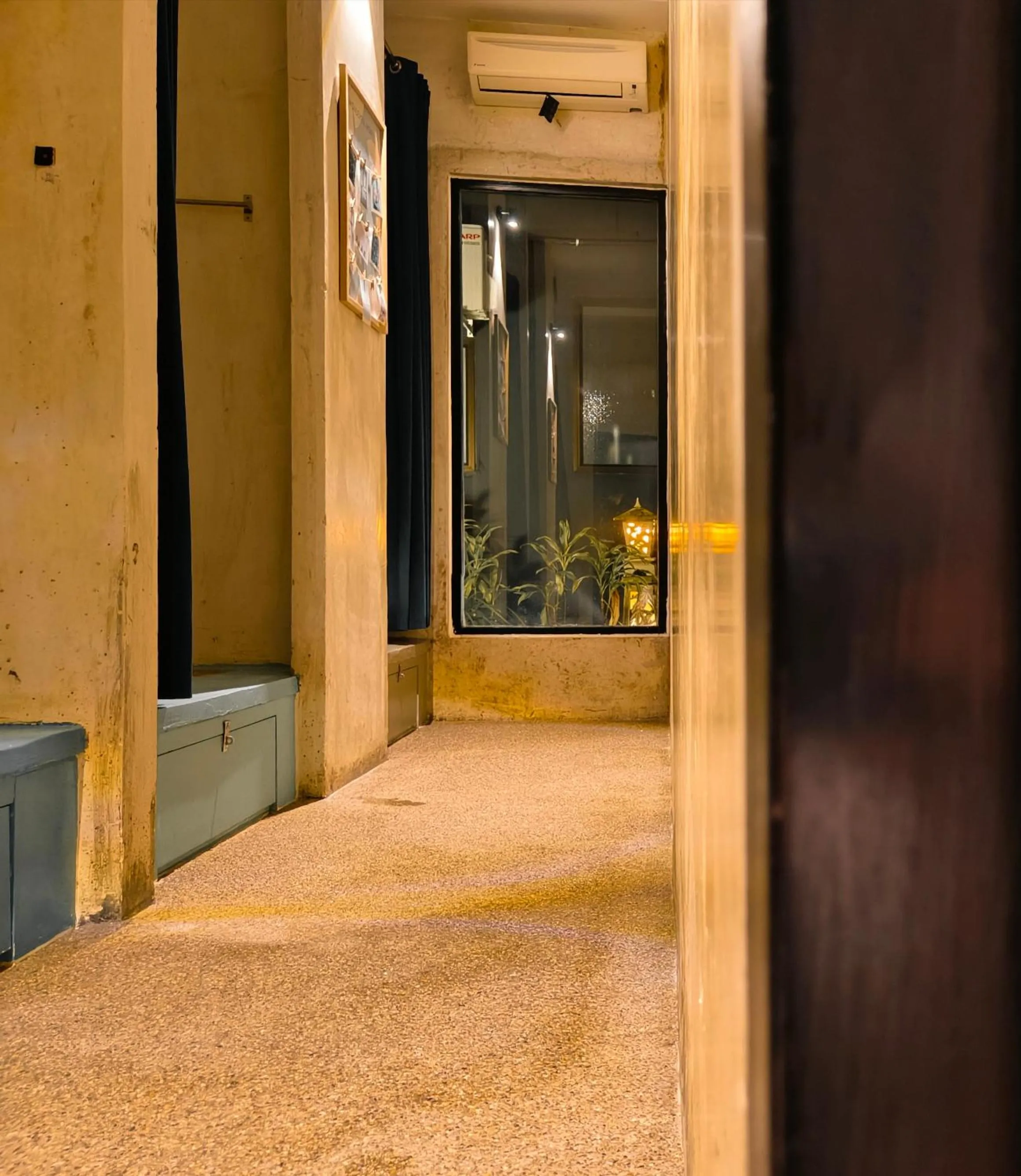 Guests in Beds In Garden Hostel