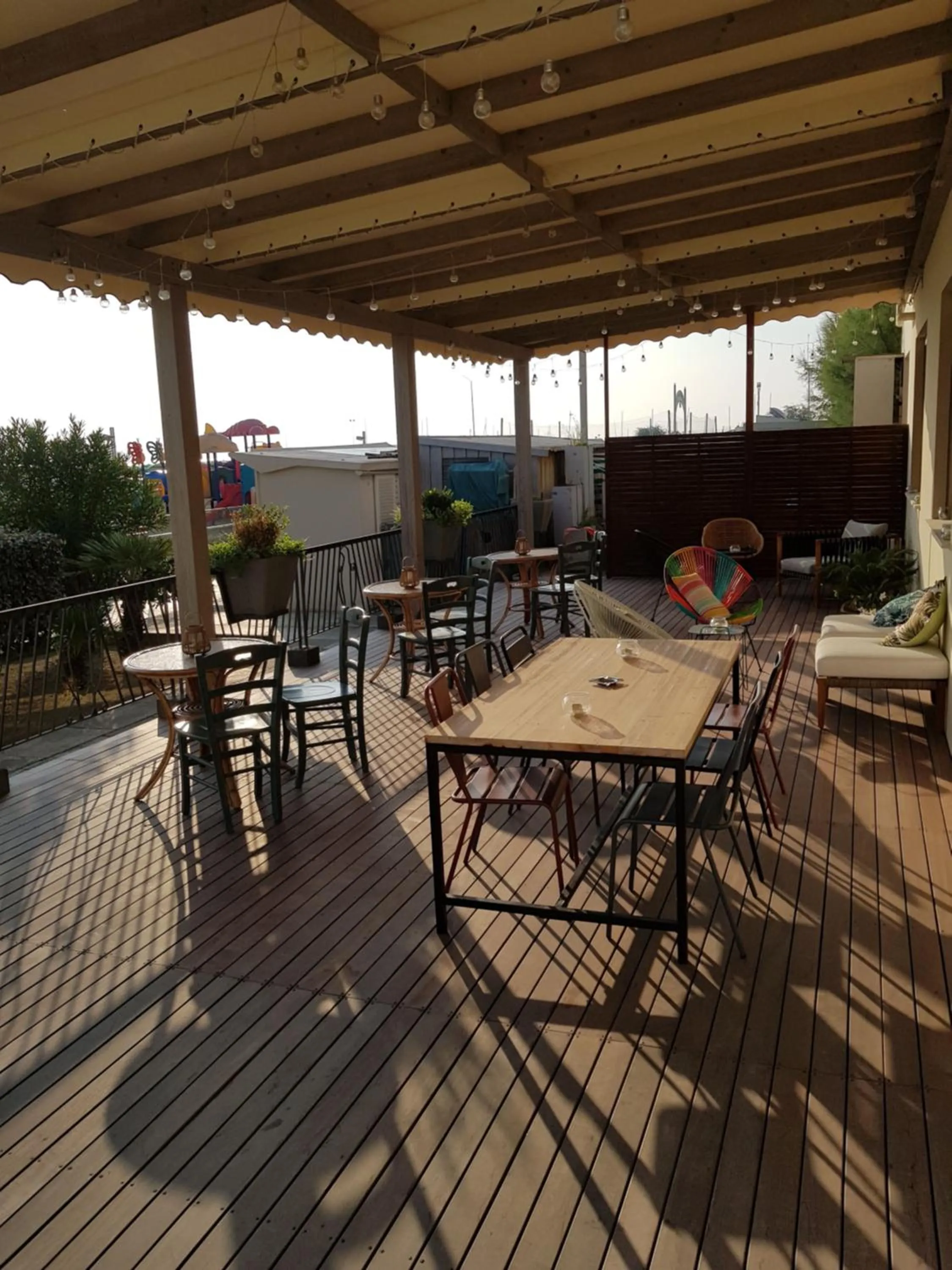 Balcony/Terrace in Albergo Aquila