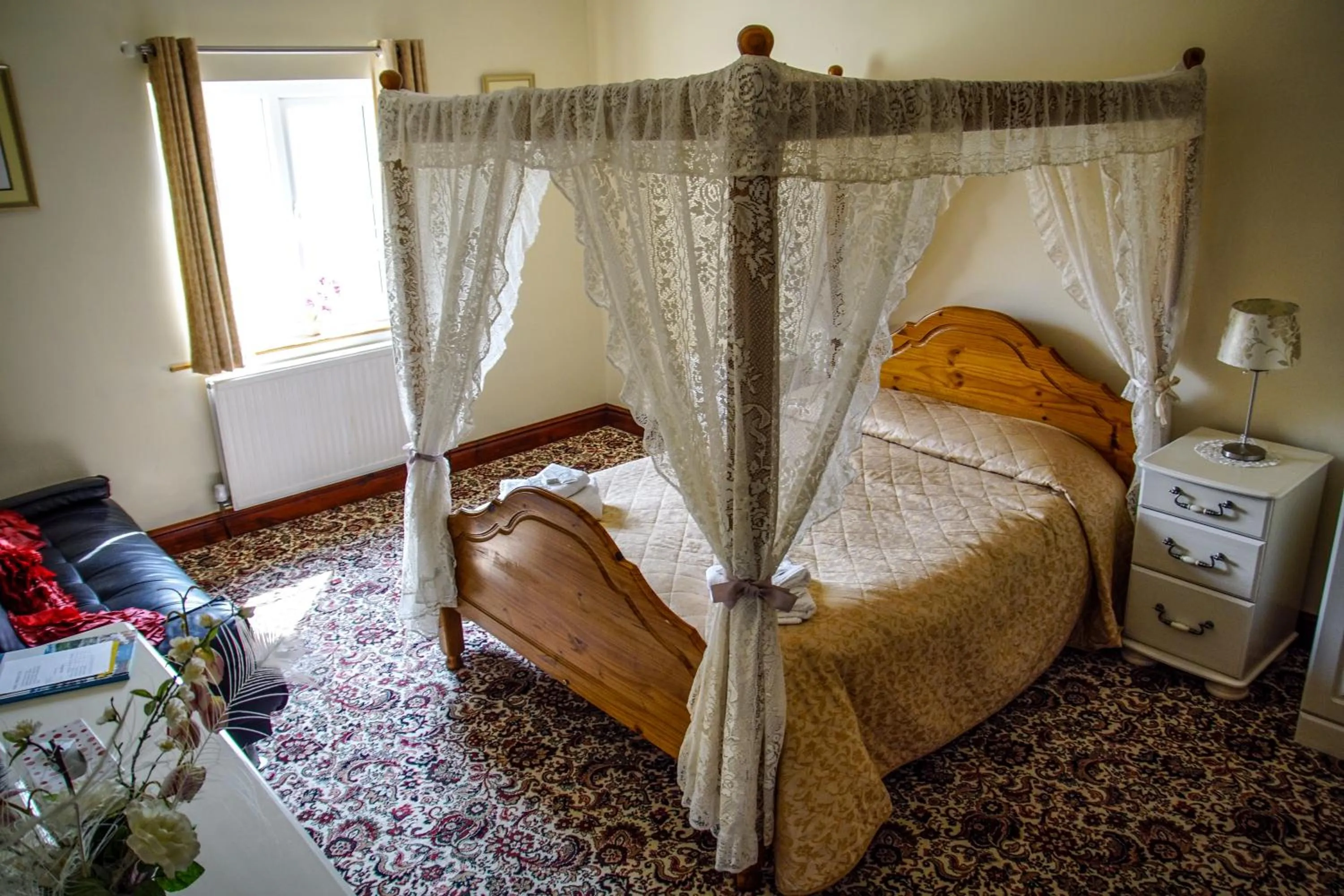 Bed in Abbey Grange Hotel