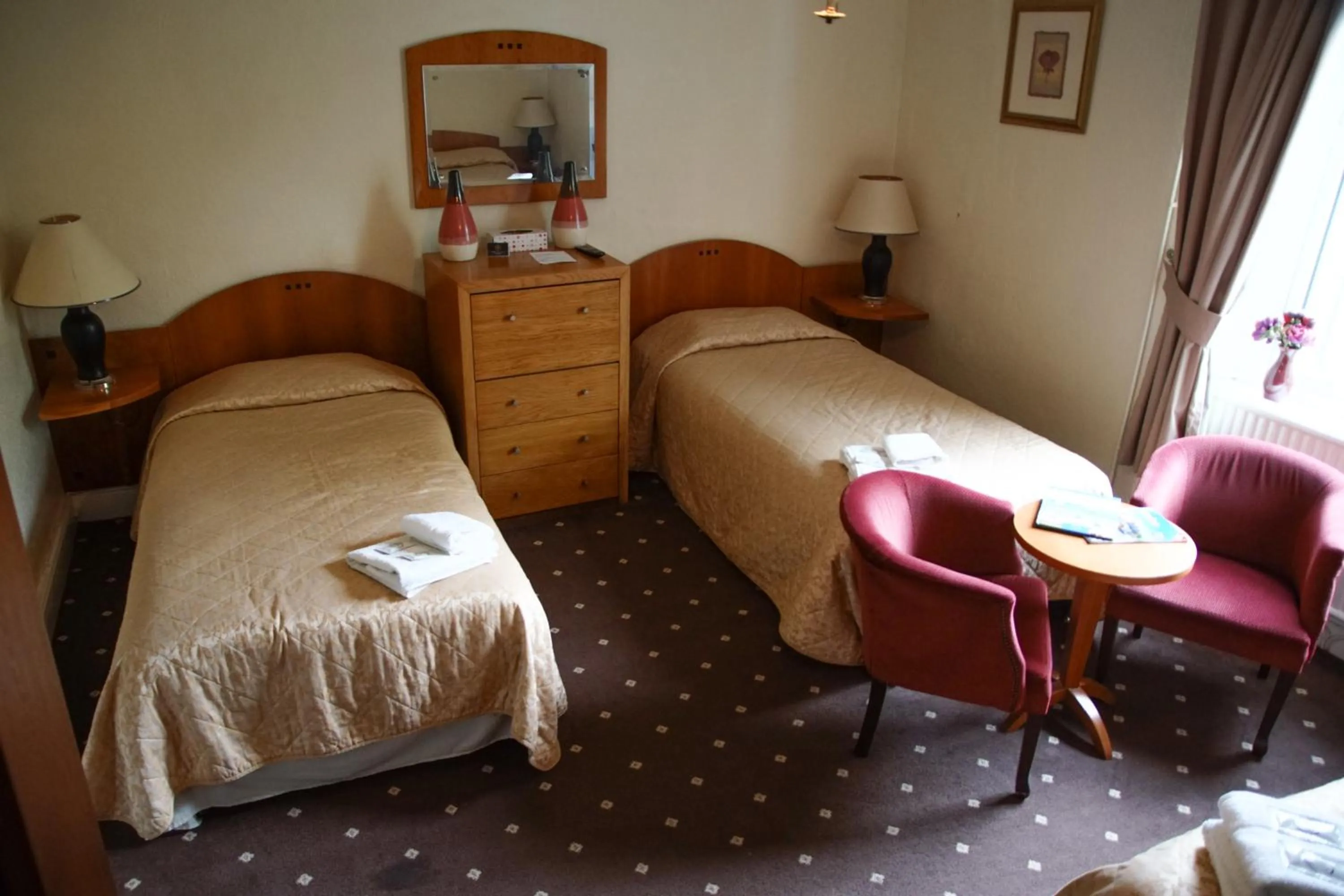 Bed in Abbey Grange Hotel