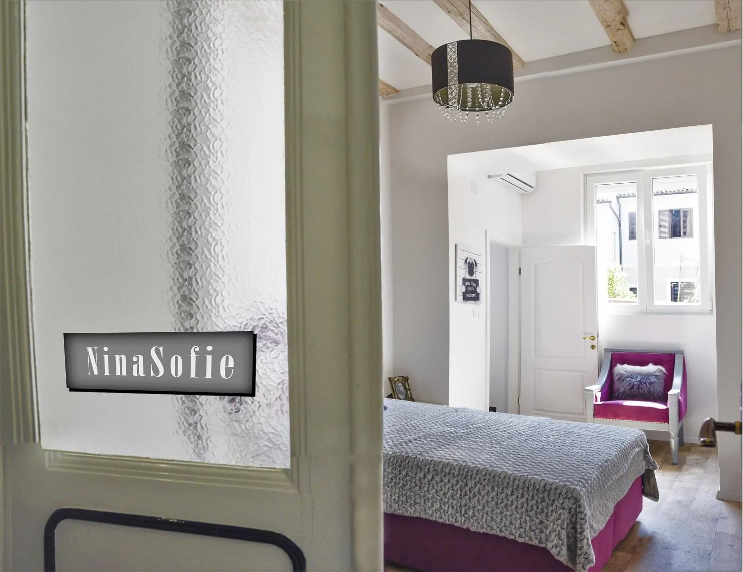Bed in Emma's rooms B&B