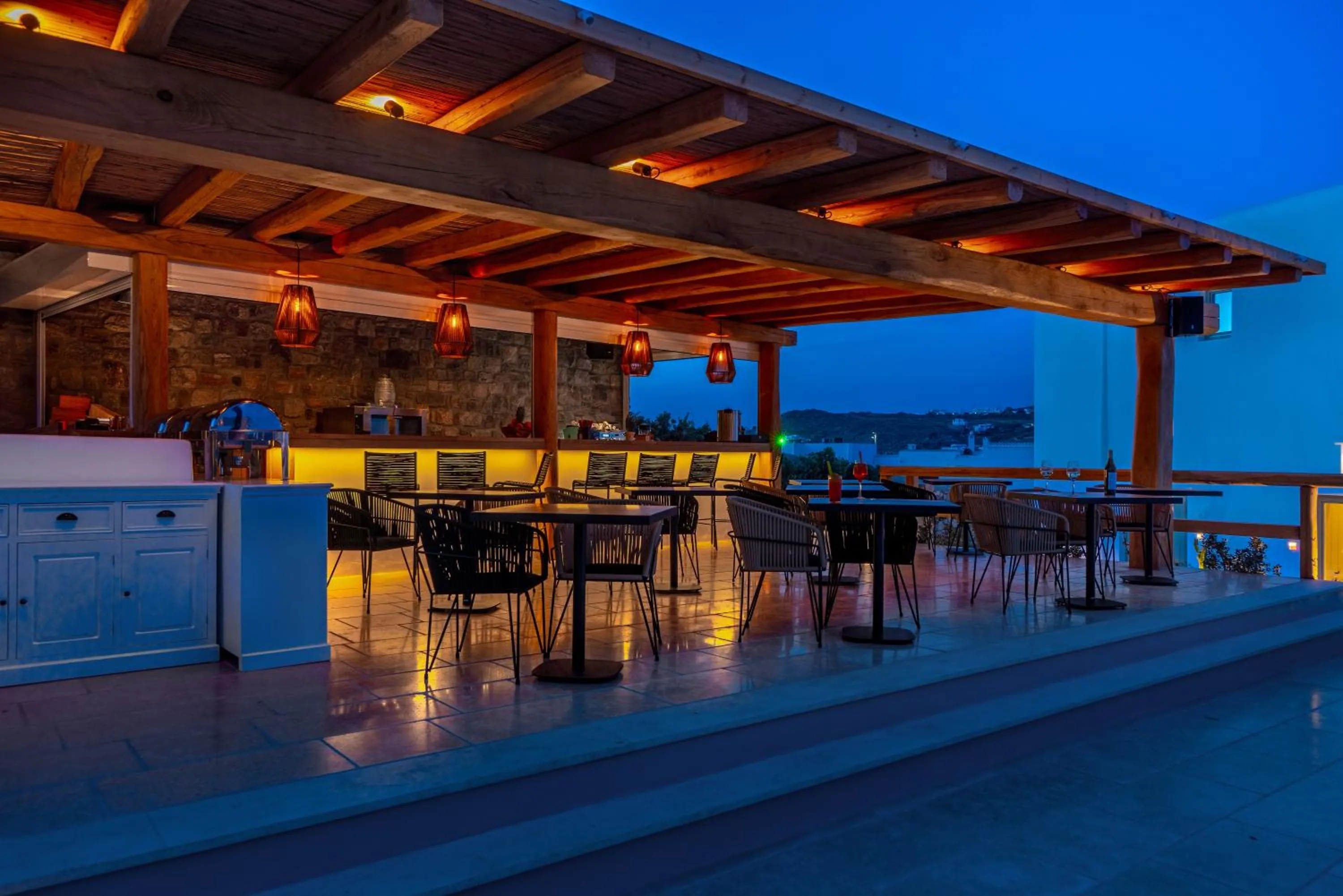 Lounge or bar in Mykonos Cactus