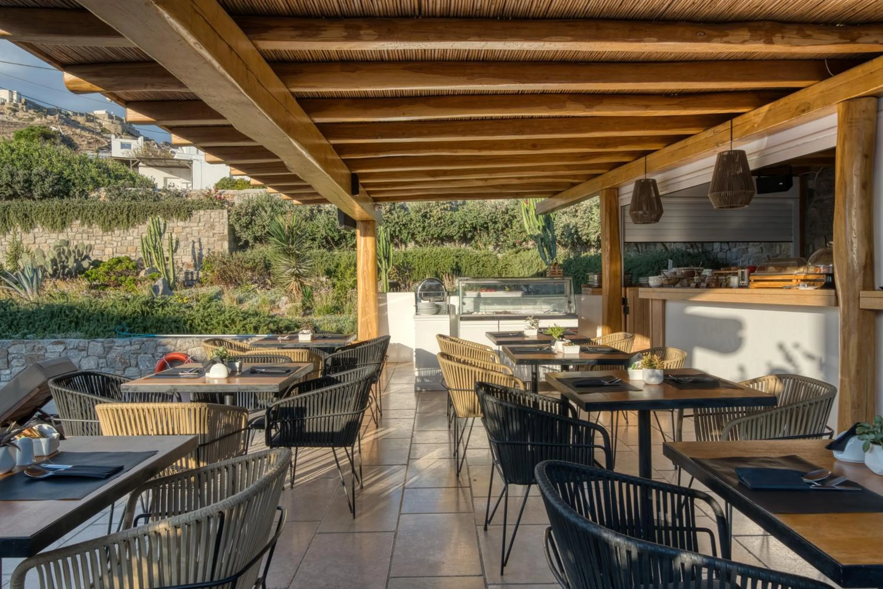 Breakfast in Mykonos Cactus