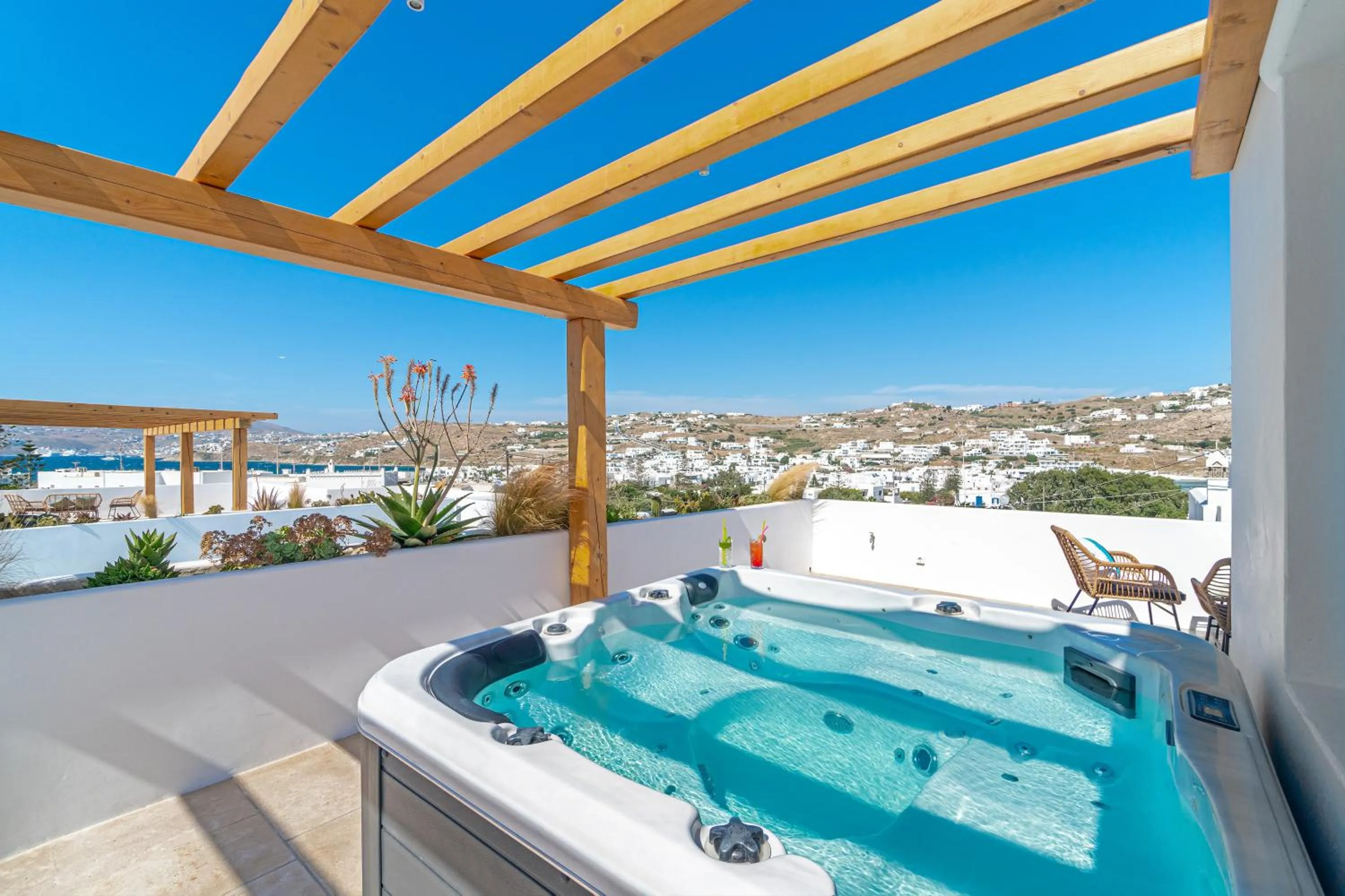 Balcony/Terrace in Mykonos Cactus