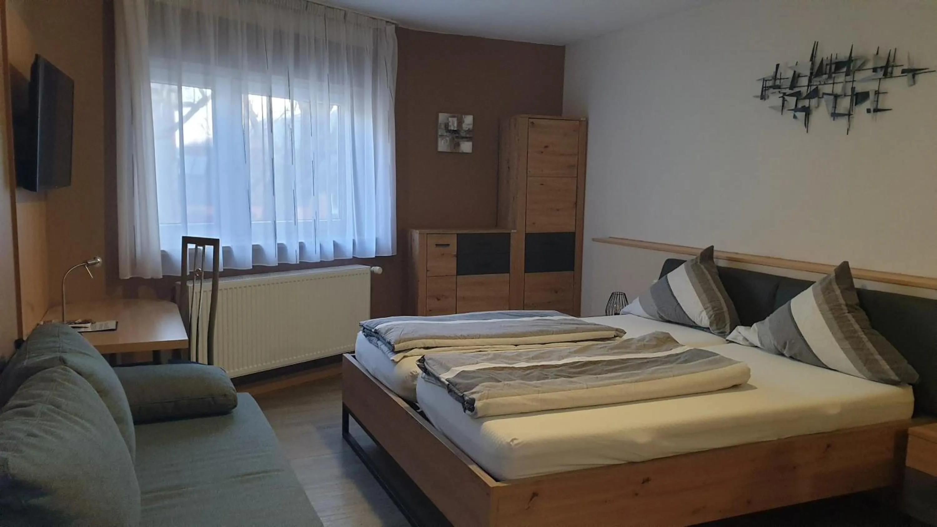 Bed in Pension am Schlossberg