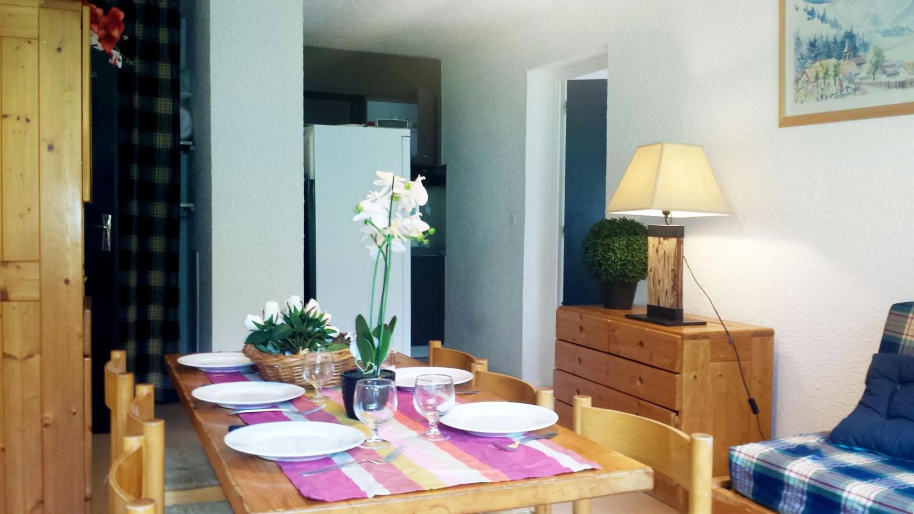 Dining area in Village vacances du Haut-Bréda aux 7 Laux