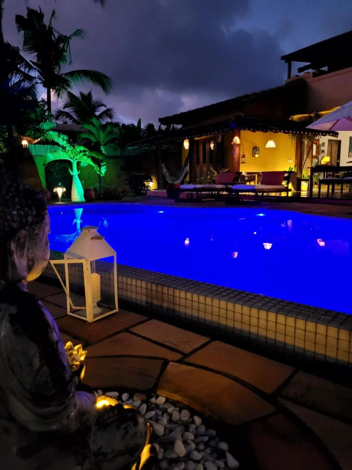 Pool view in Guest House Villa 2 Santos