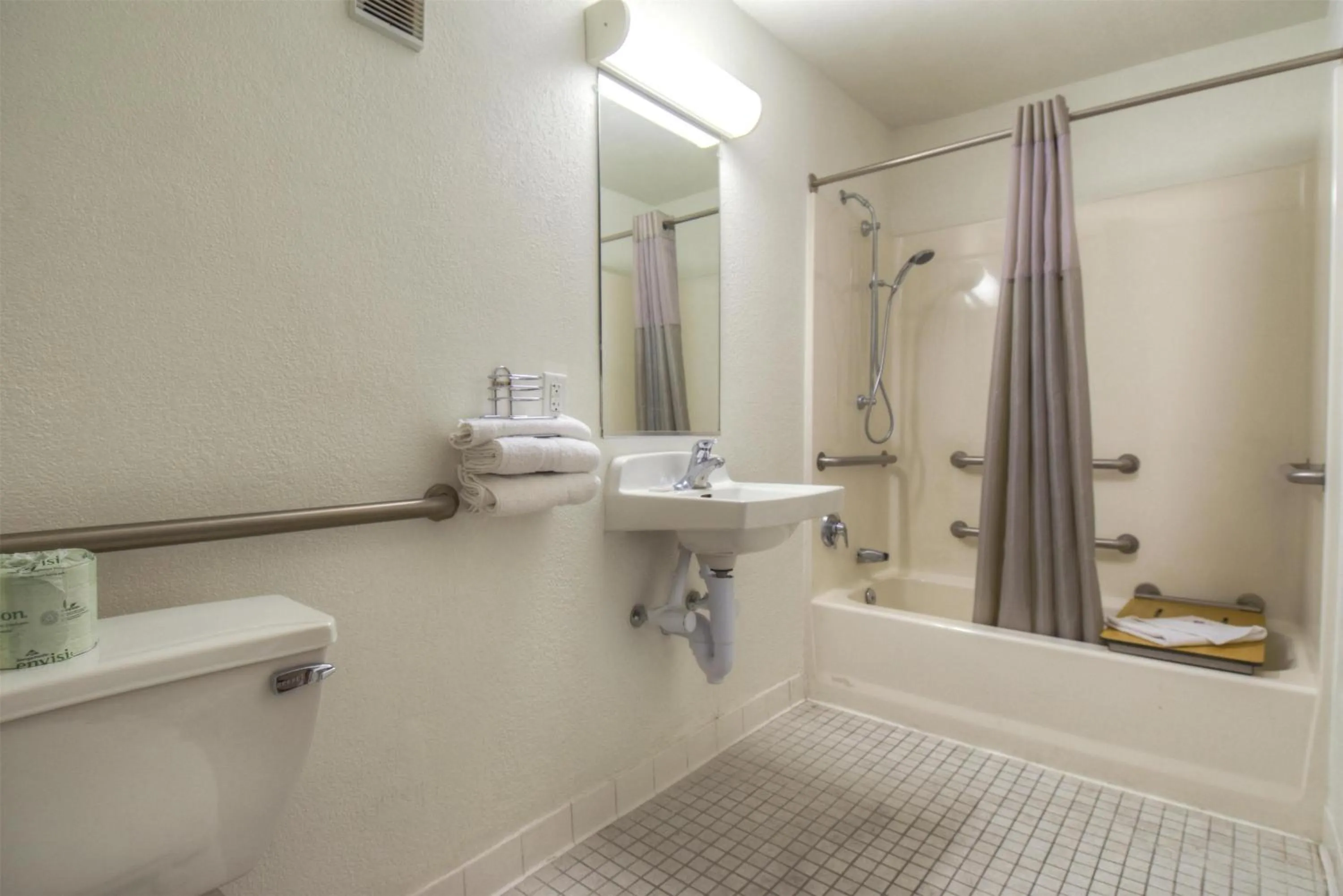 Bathroom in Motel 6 Las Vegas, NV – I-15 Stadium