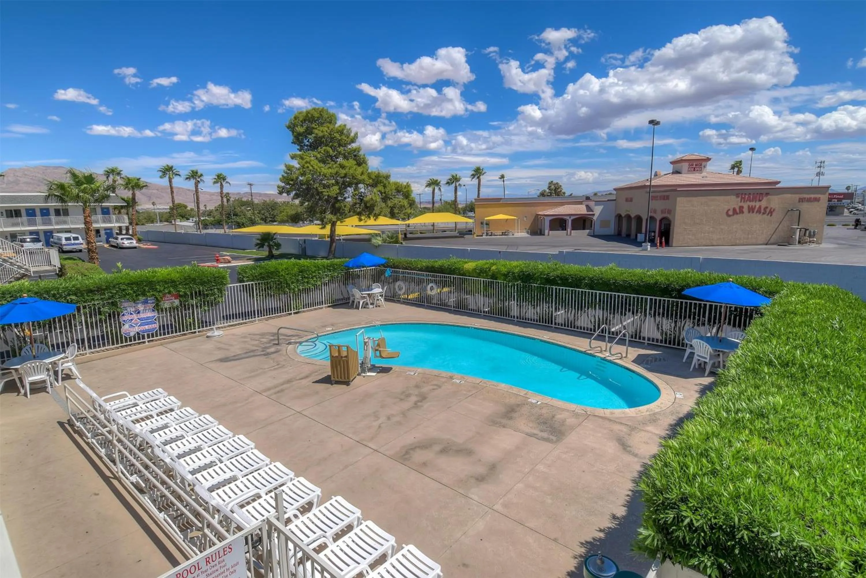 Pool view in Park Inn by Radisson, Las Vegas Boulder Hwy