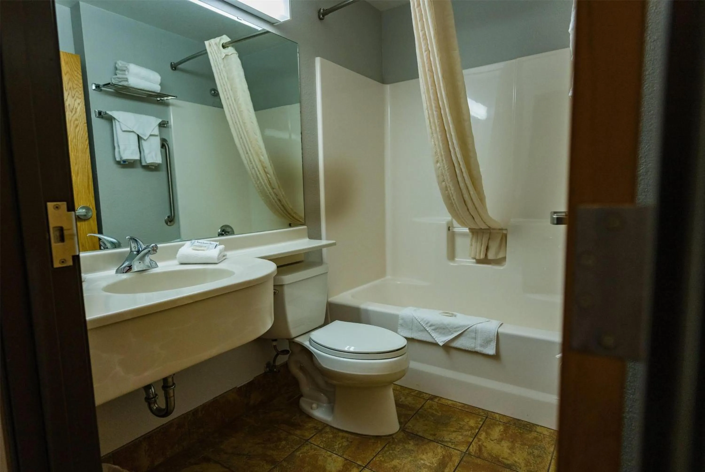 Bathroom in Microtel Inn & Suites Cheyenne